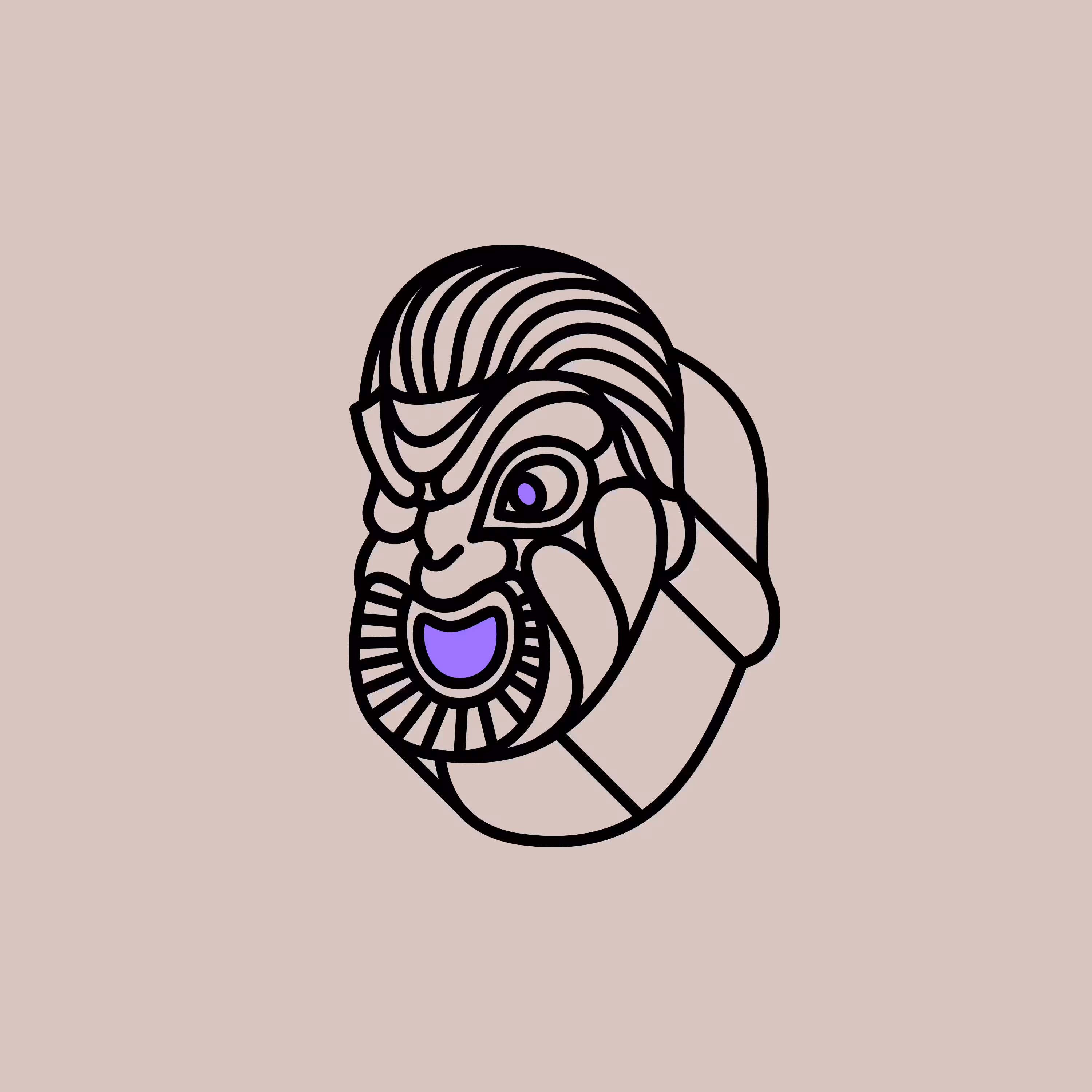 The Marble Theatrical Mask #MASQZ