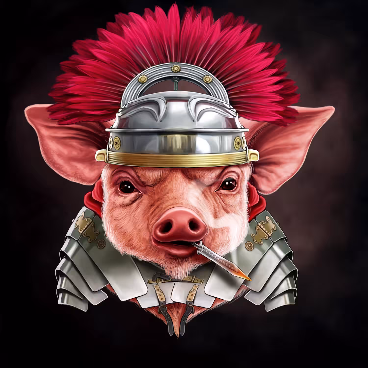#062 Roman soldier pig