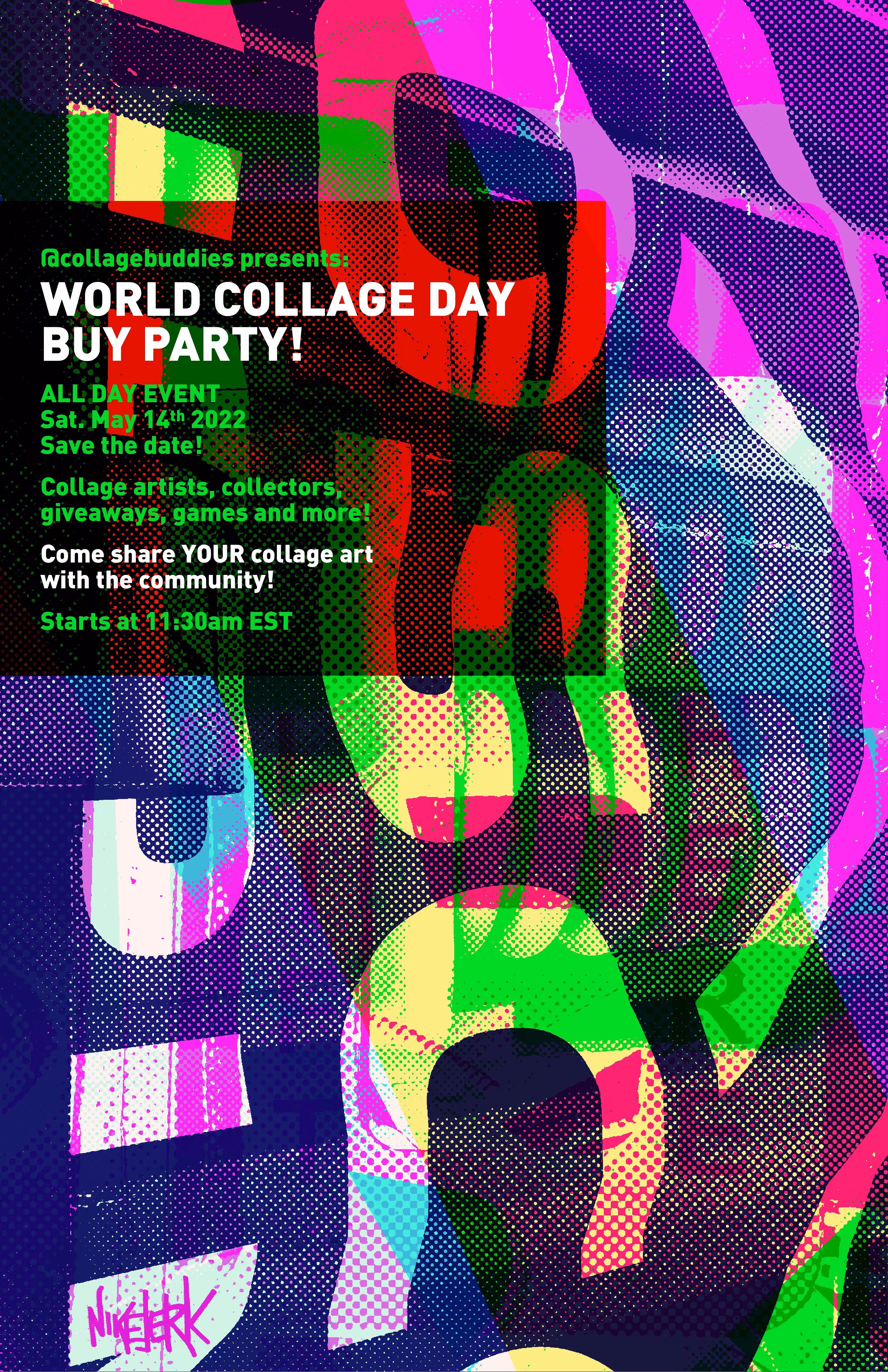 World Collage Day poster by NikeJerk