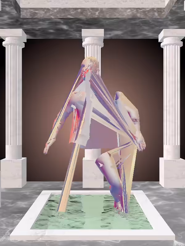 HeavenComputer: The Dancing Multichrome Haze Man #6335