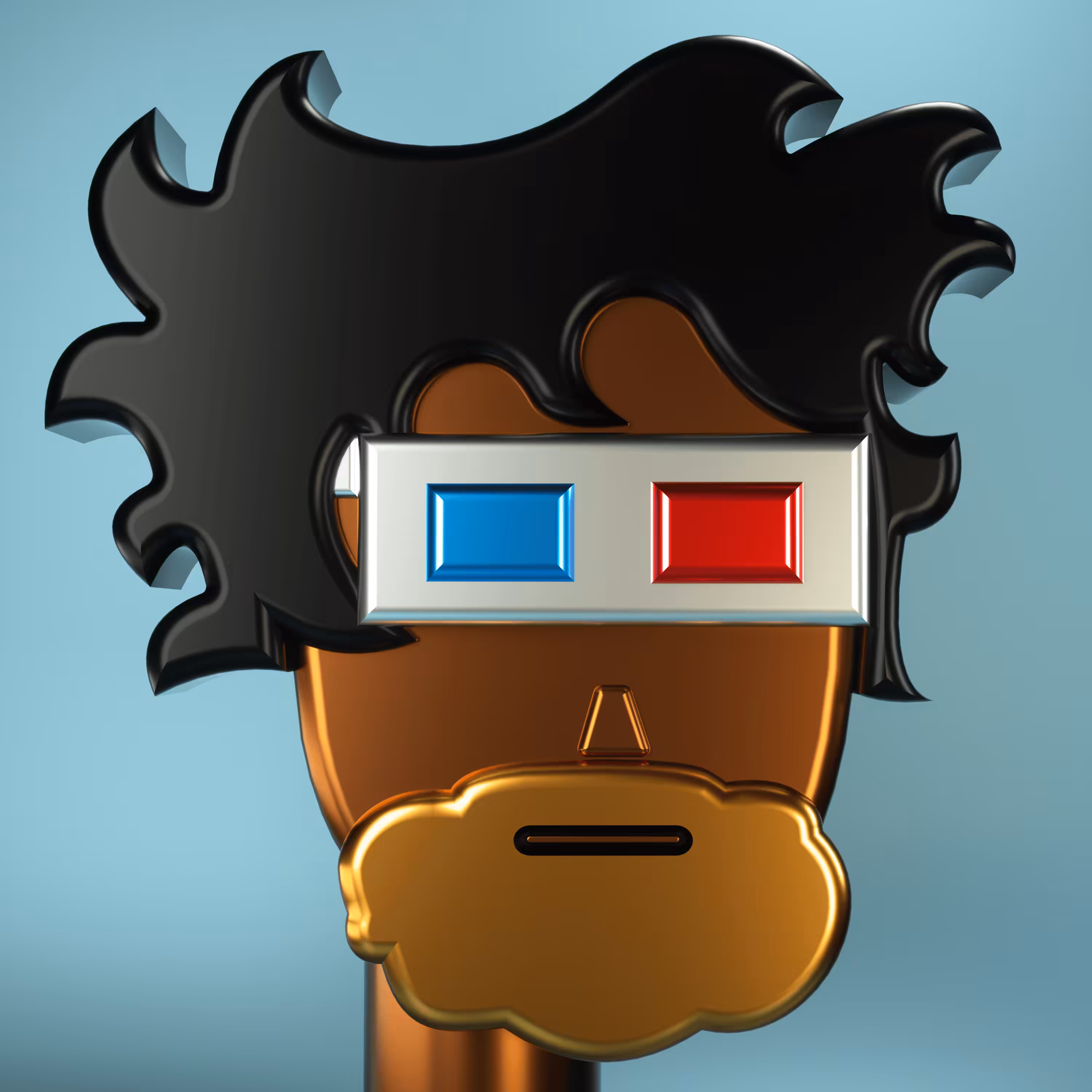 3D Chrome Punk #0946