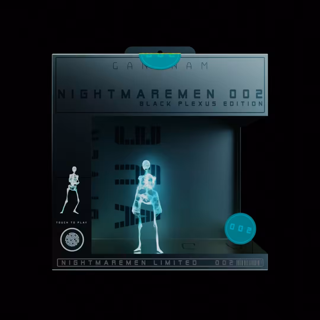 002 Black Plexus nightmaremen collectible