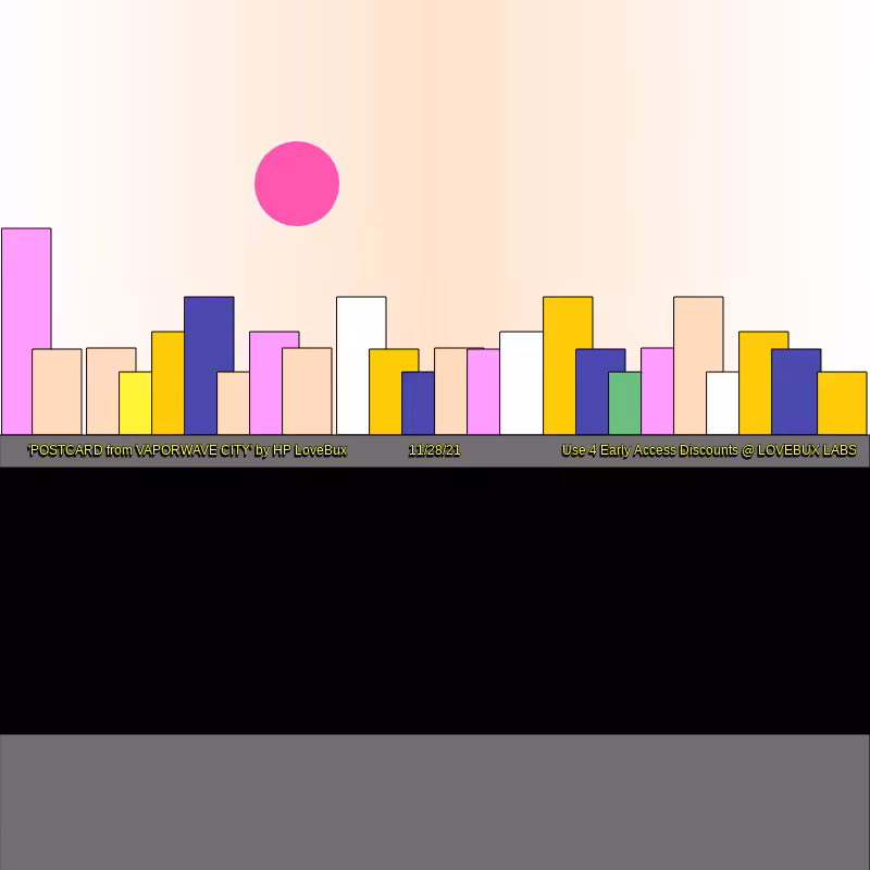 Vaporwave CITY: "Seek the Black Sun" #4