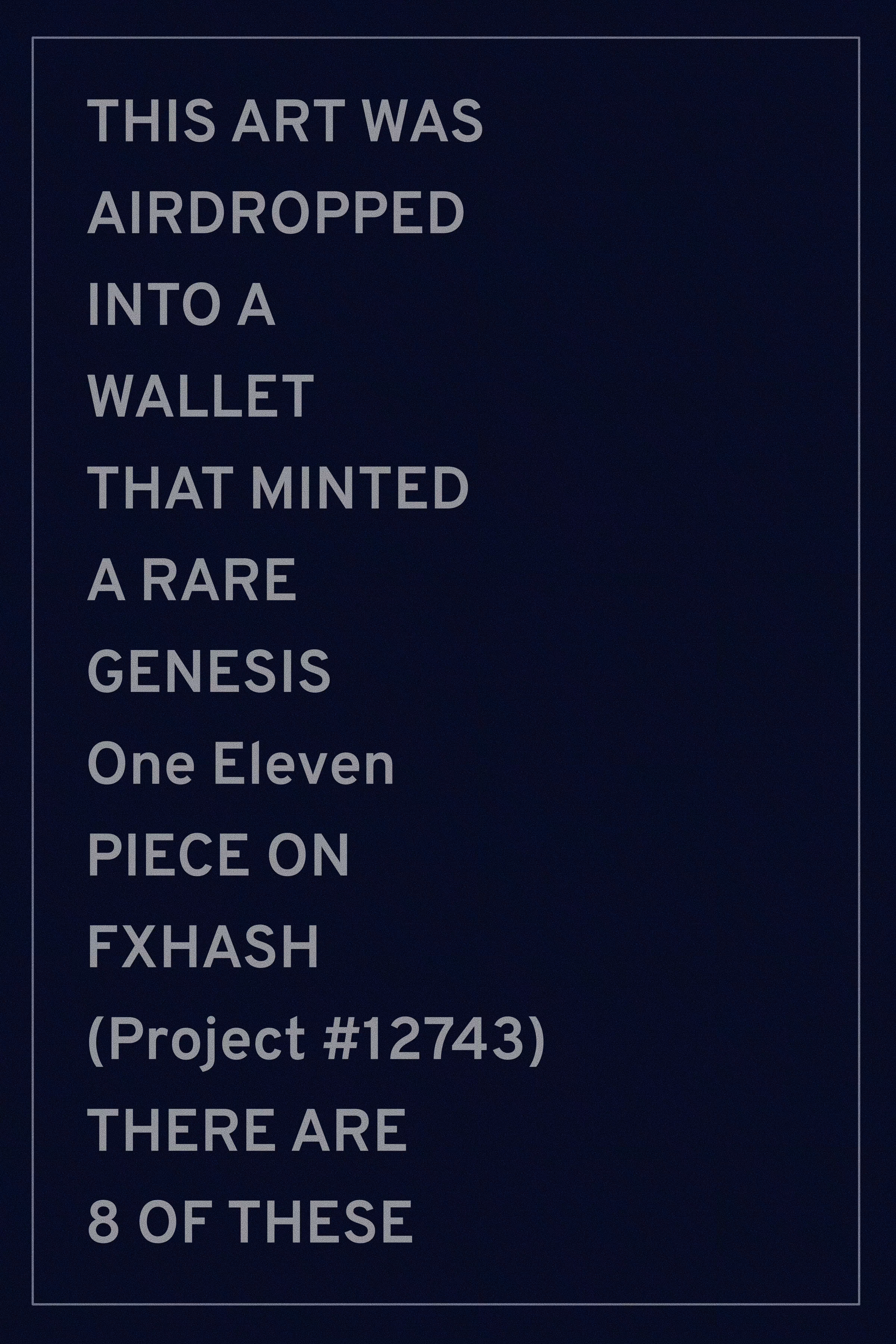 One Eleven (Rare Airdrop)