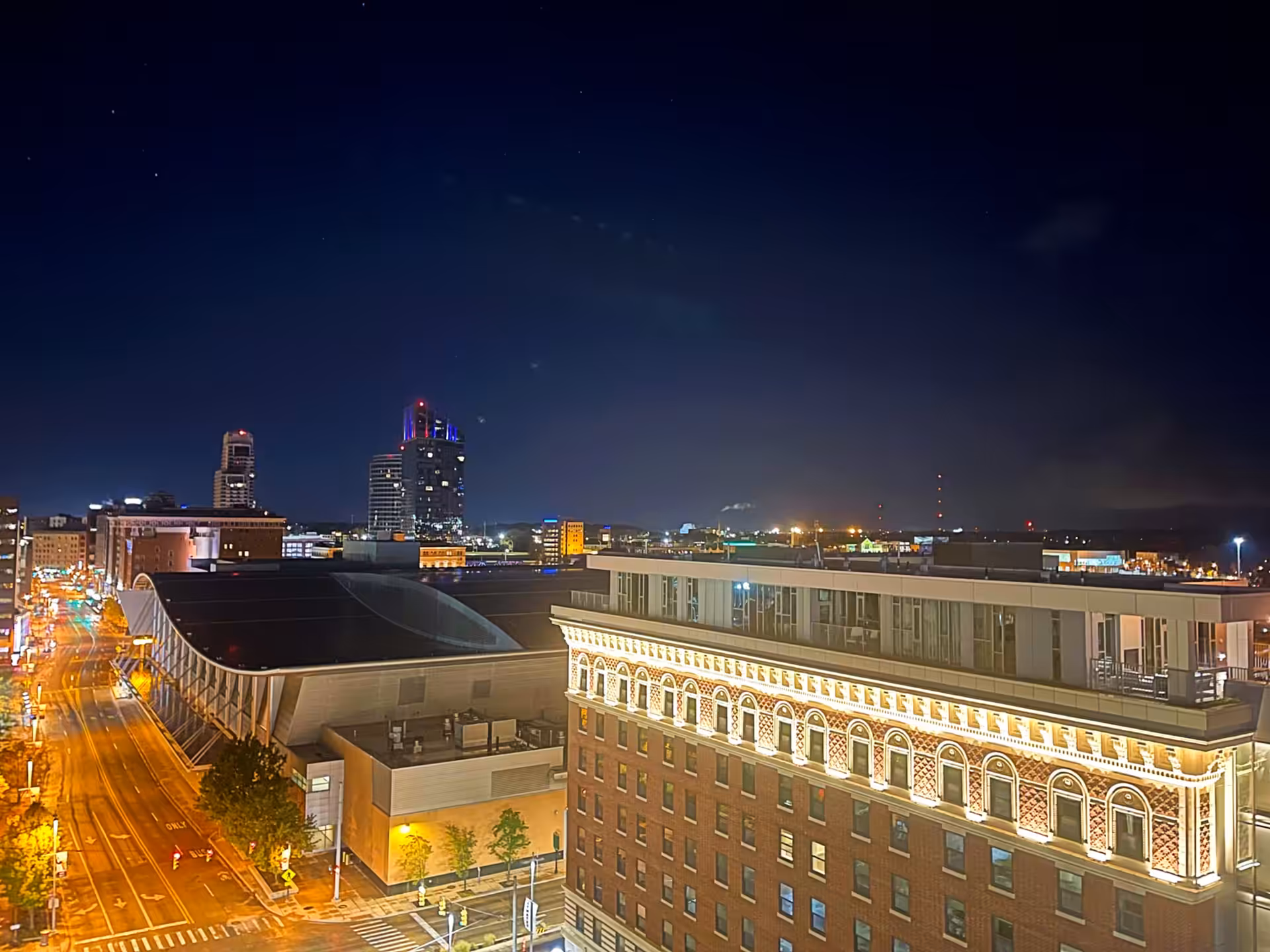 On the rooftops