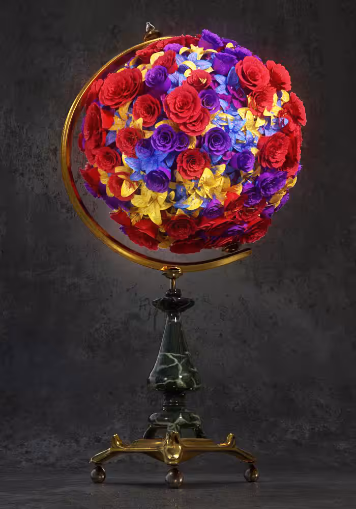 Flowers Globe
