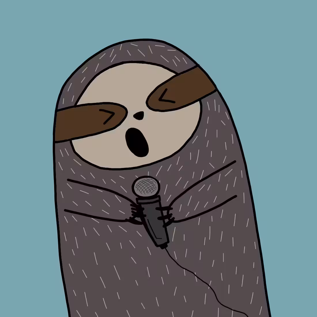 Finger Sloths: Singing Sloth