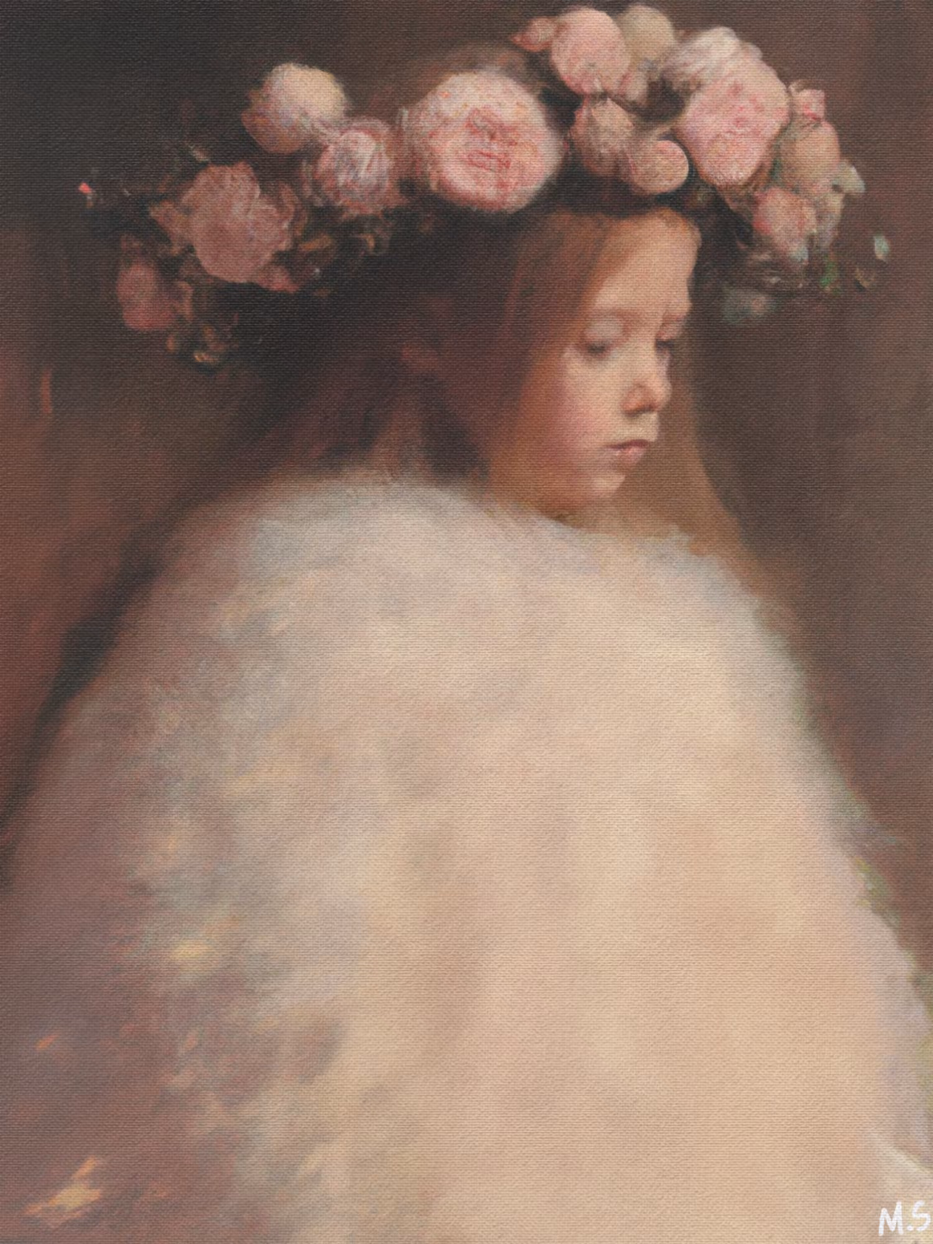 Self-portrait after seeing you leave in the fog
