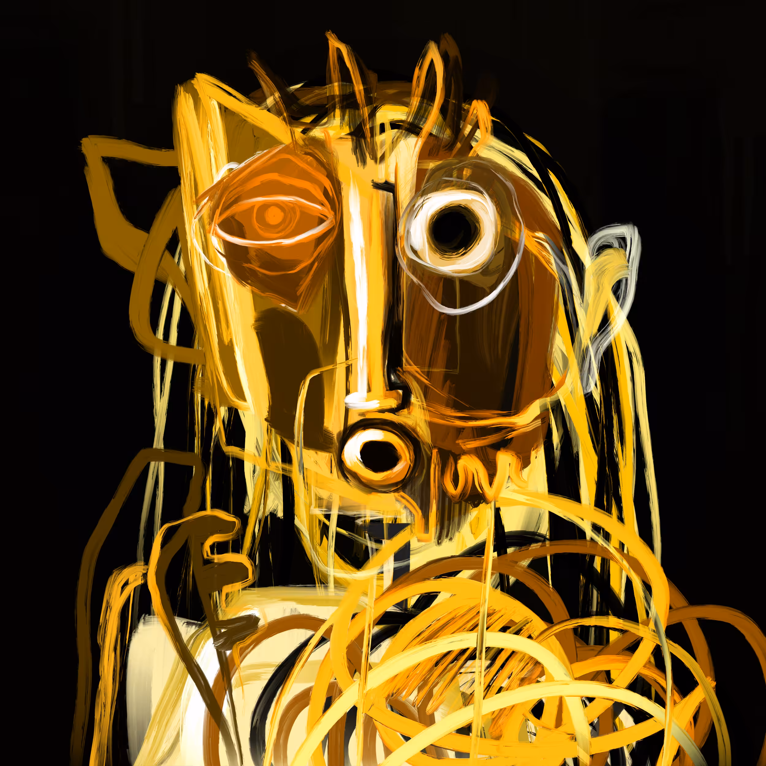The Unknown Painter (Gold) #35