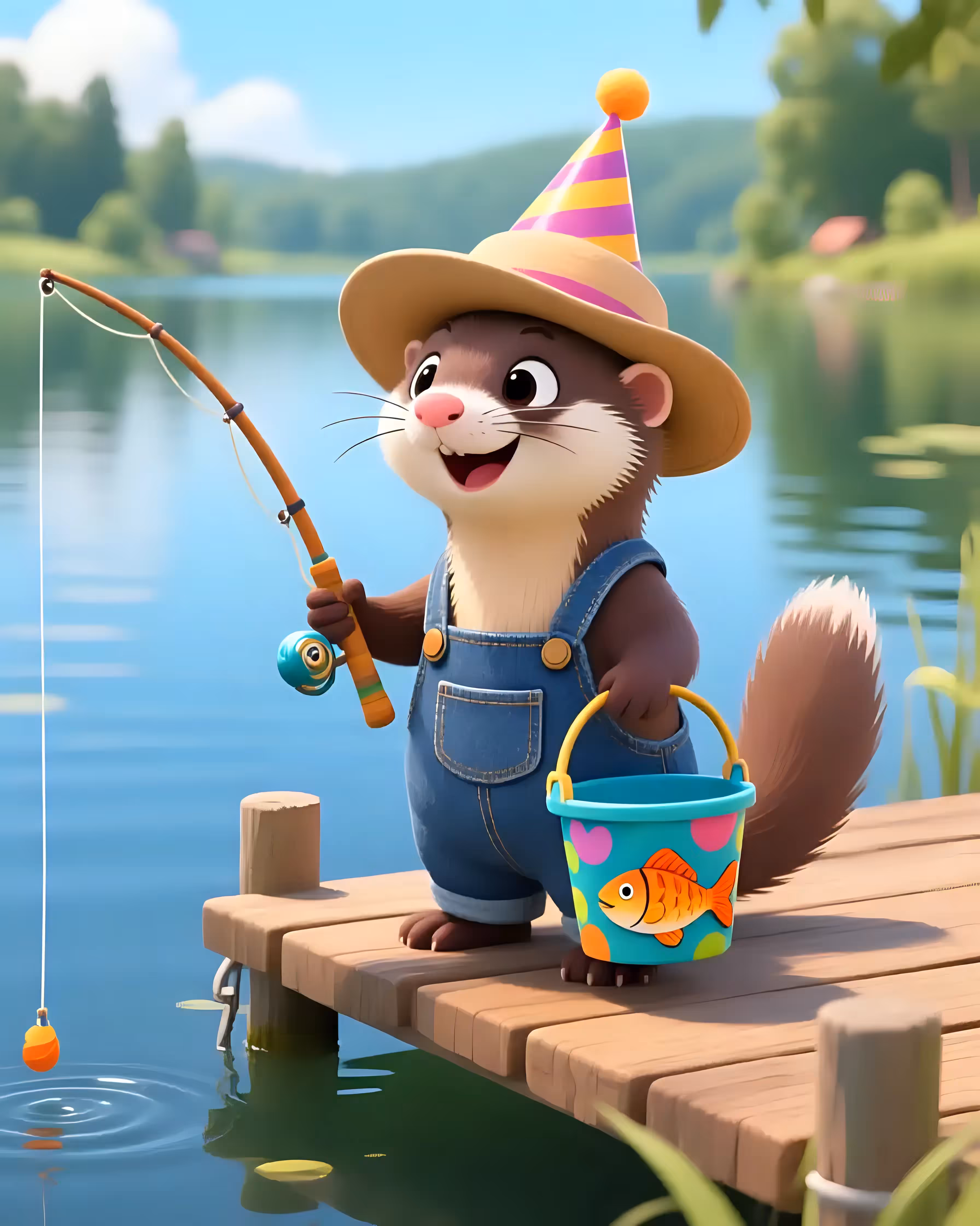 The ferret fisherman 