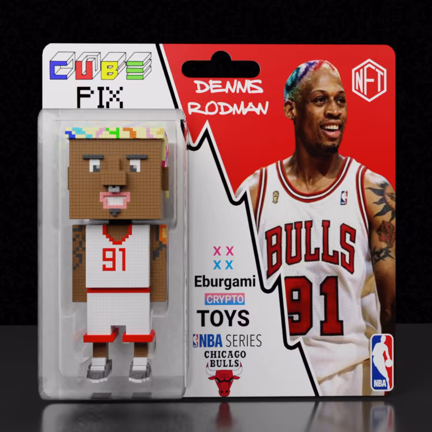 Cube Pix - Dennis Rodman - Bulls