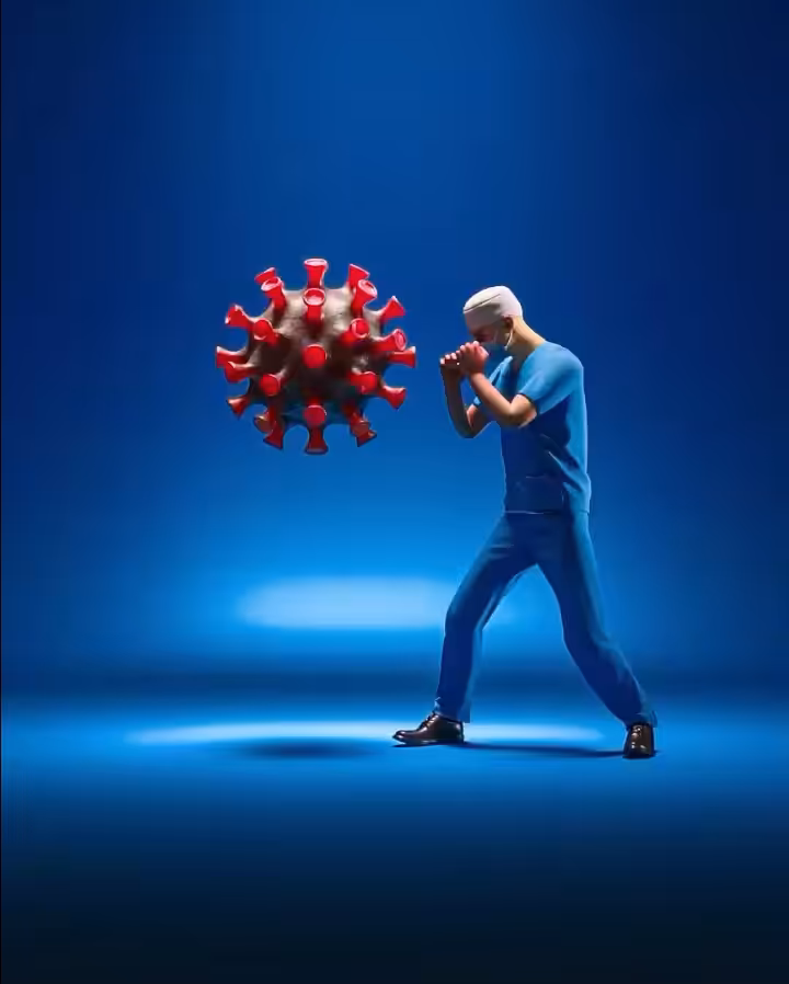 BATTLE WITH THE VIRUS
