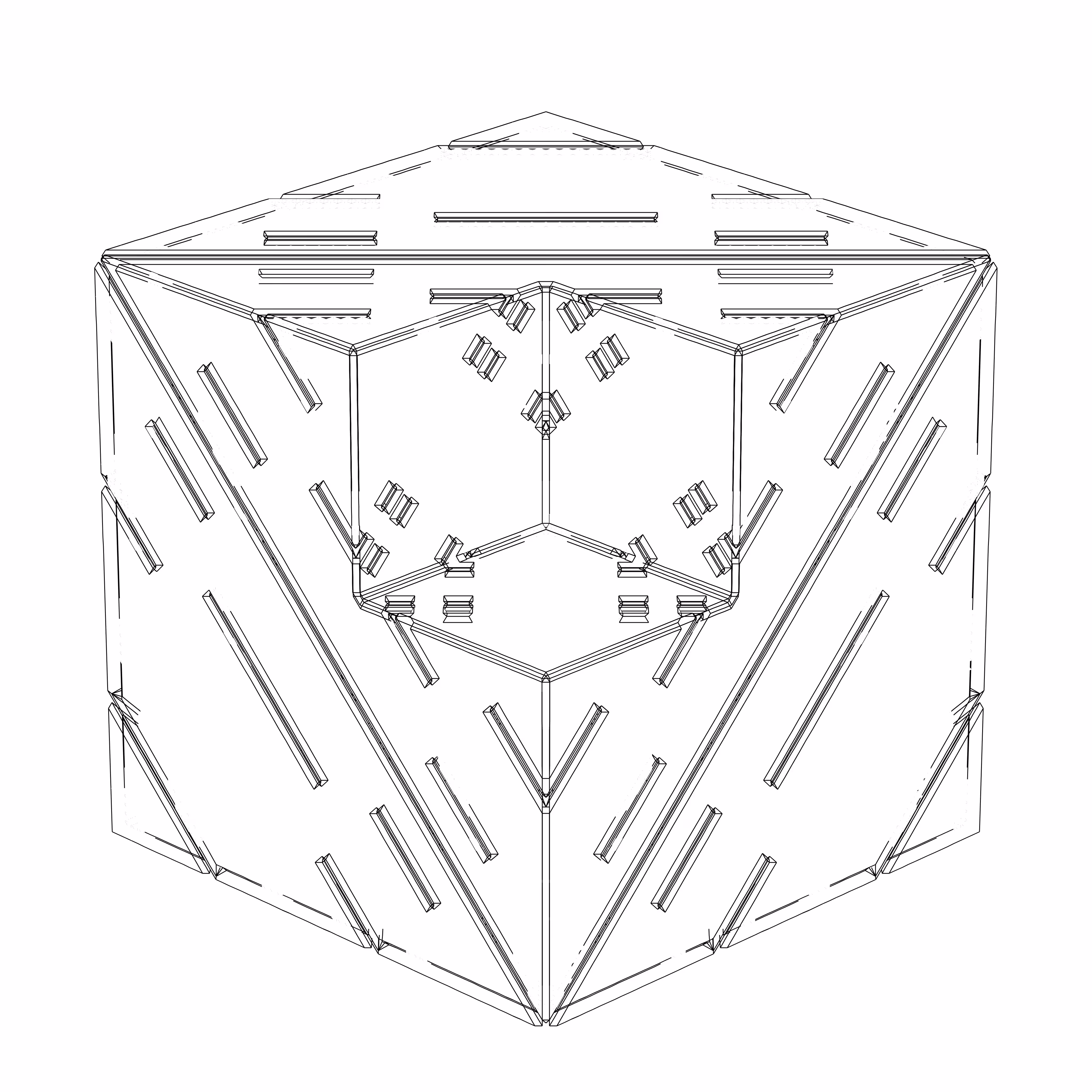 LL21 Alien Art Cube #720