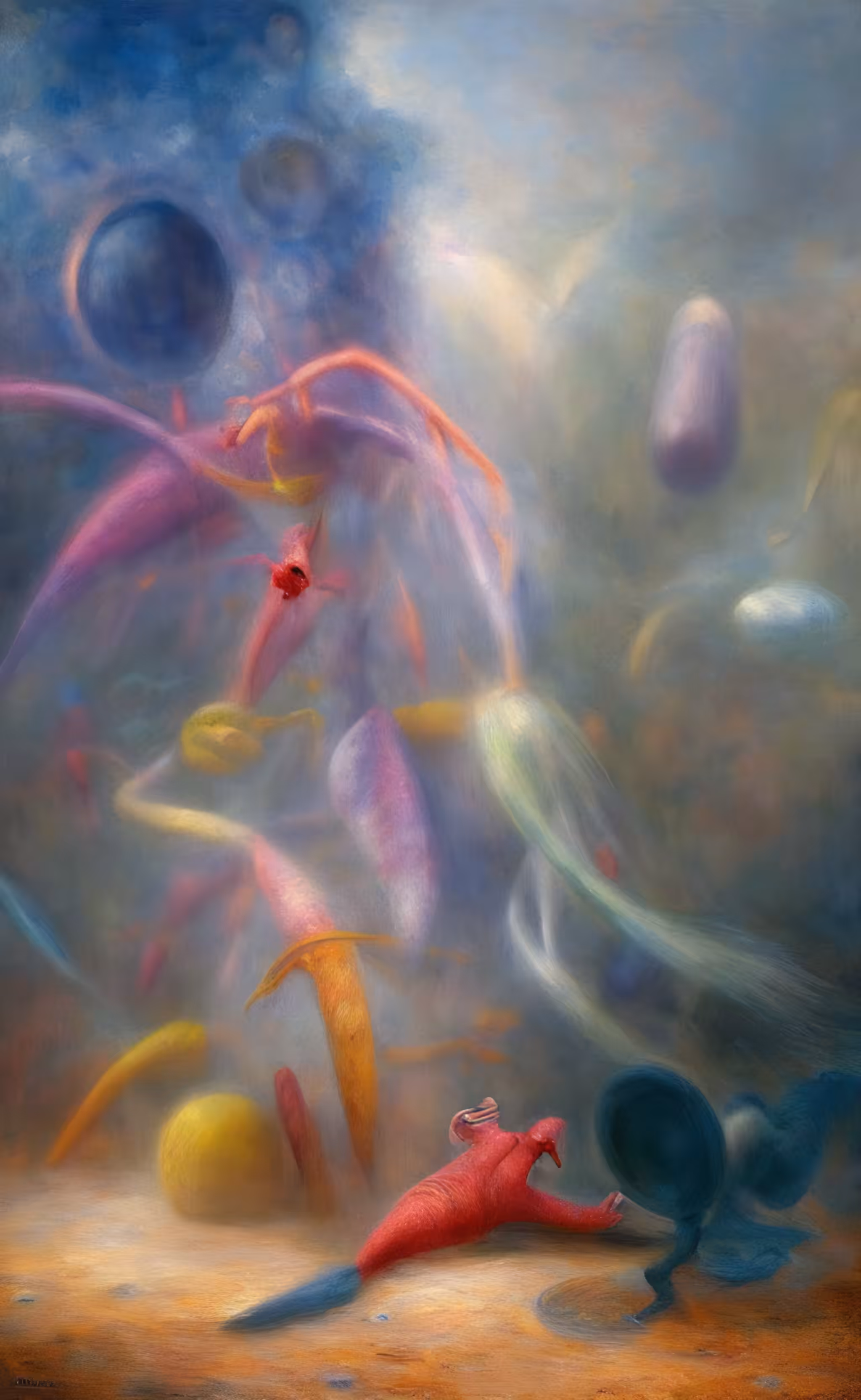 Seahorses Blooming in Abundance