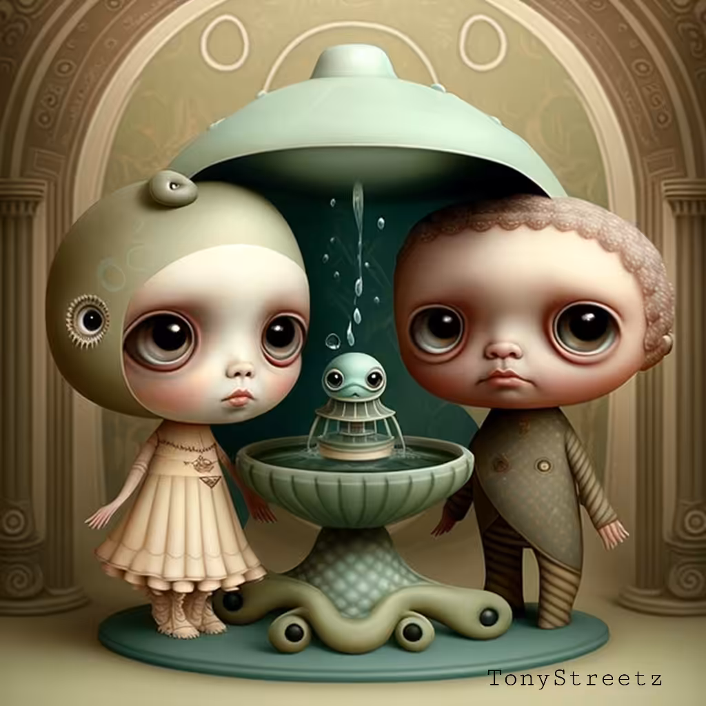 "Whimsical Wonders: A Surreal Menagerie" #4