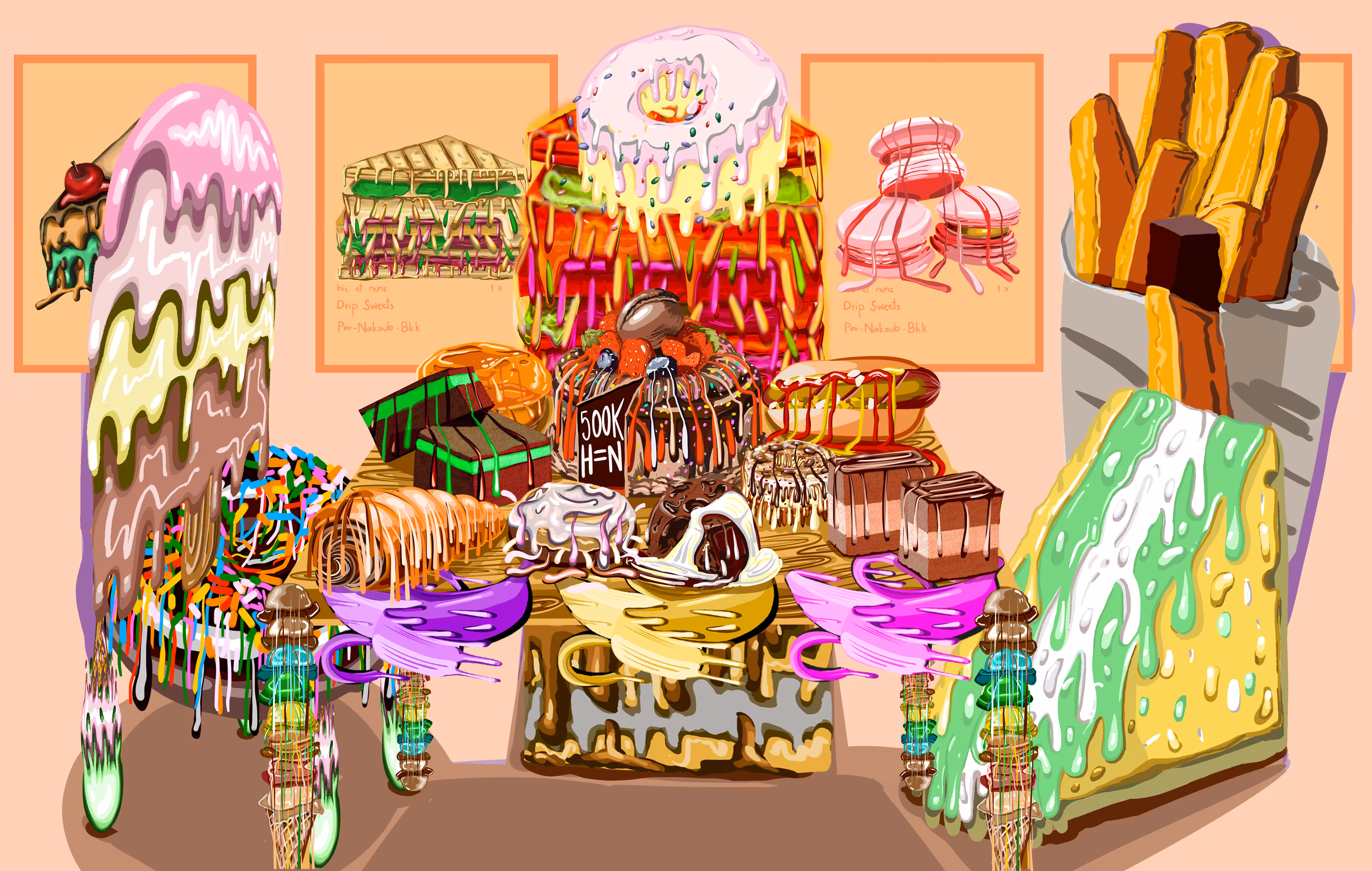 🍰🍦🍧 Special 𝓓𝓻𝓲𝓹 𝓢𝔀𝓮𝓮𝓽 H=N 500K 🍧🍦🍰