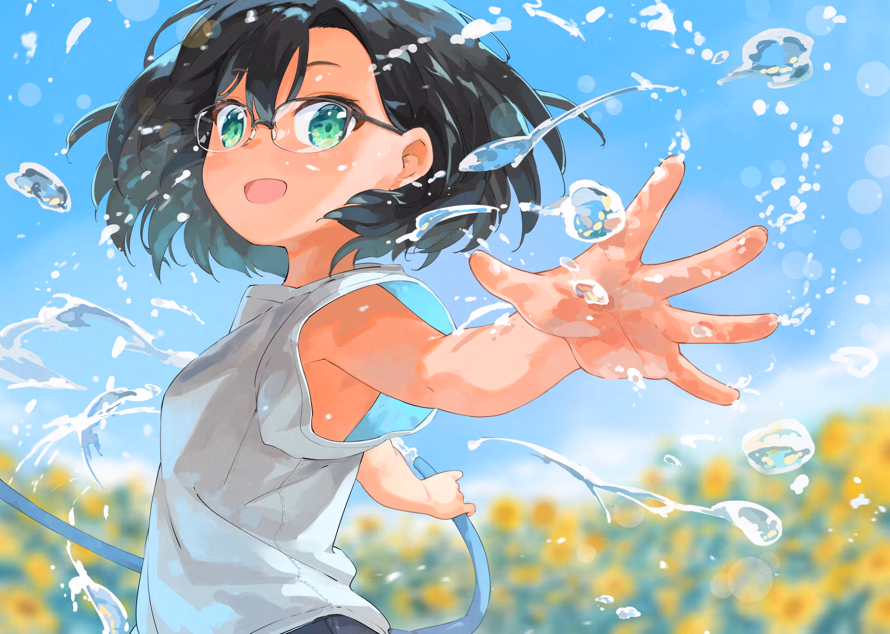 Summer,Sunflowers and Sunshine