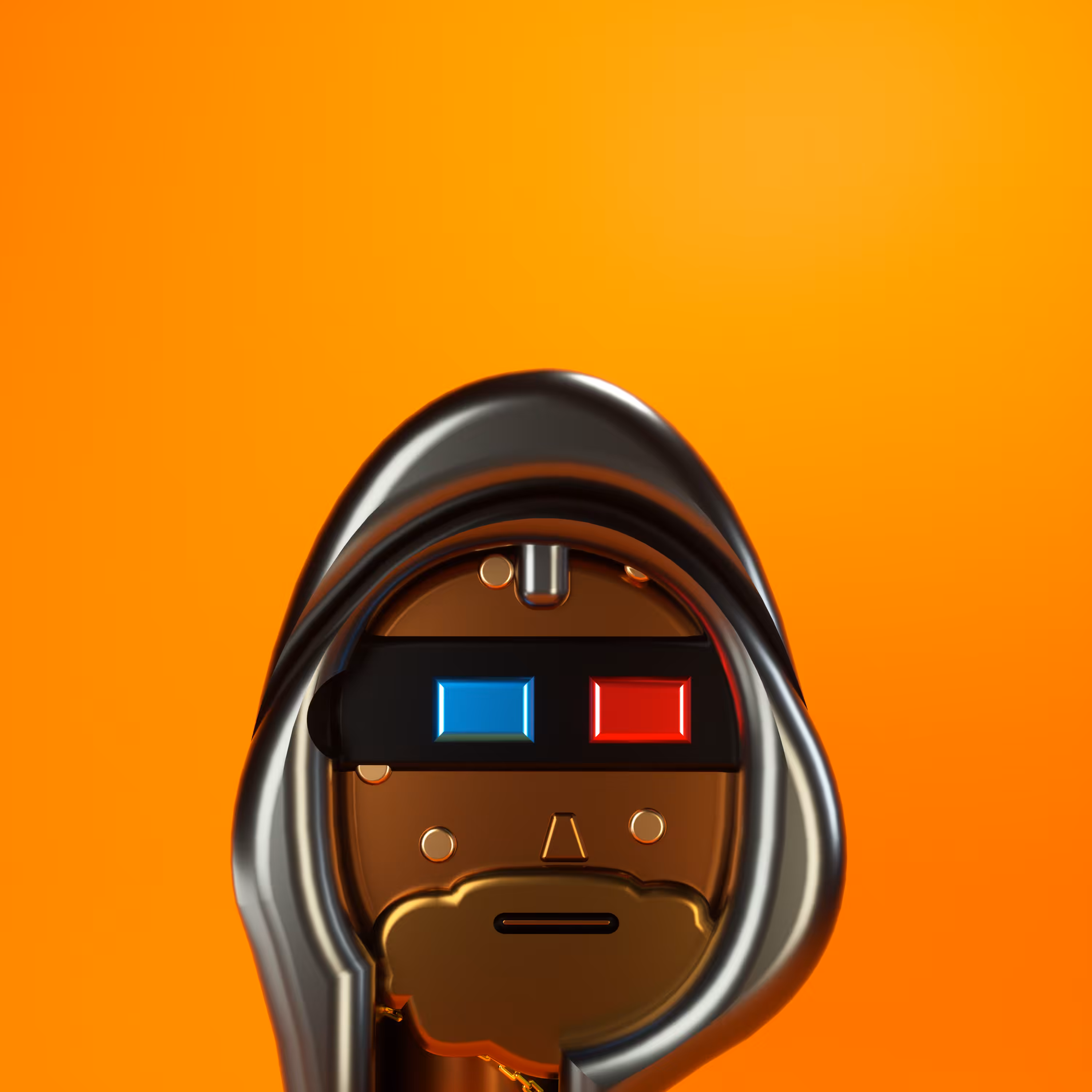 3D Chrome Punk Babies #012