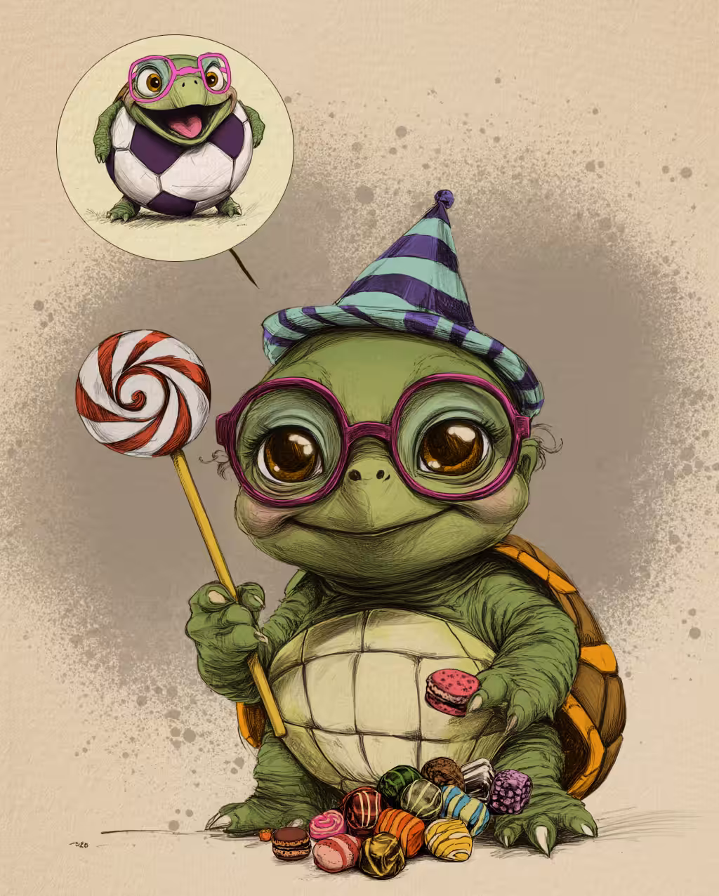 The Candy-eating Turtle