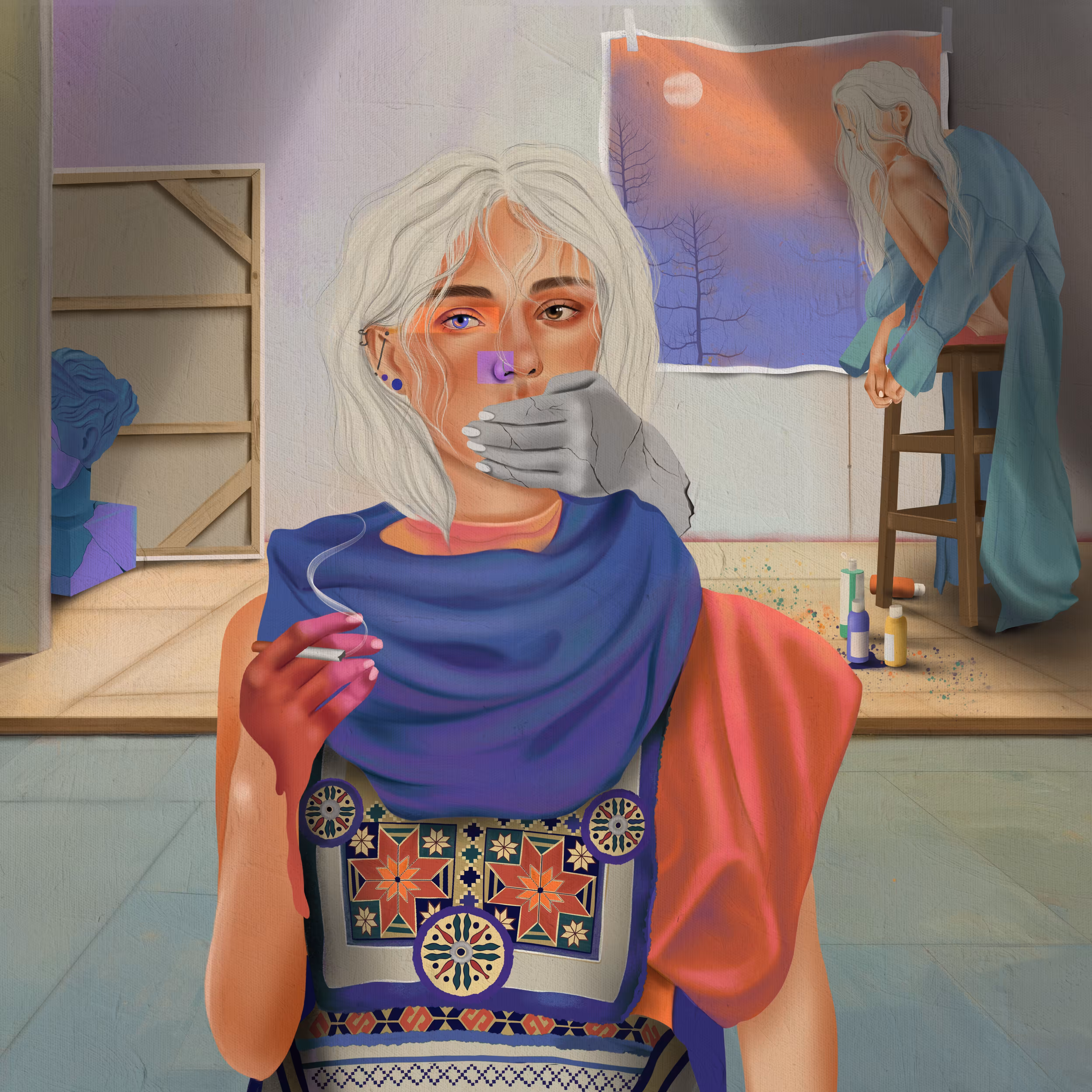 “Self-Portrait of an Artist”