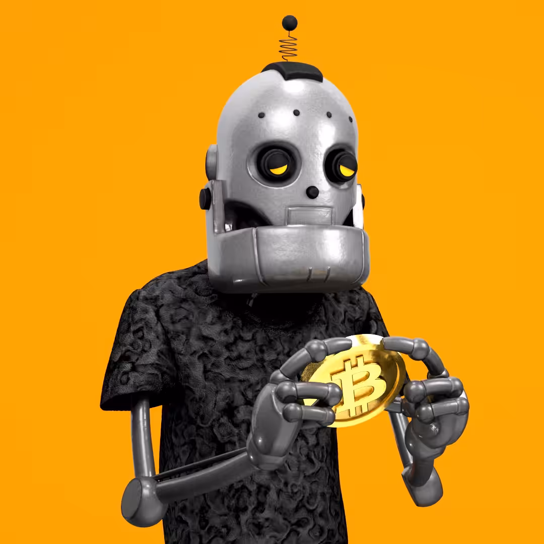 Portrait of the Artist as a Robot Bitcoin Maxi v110