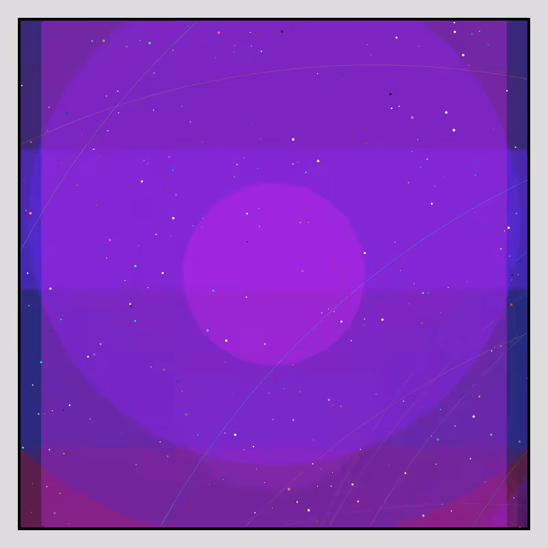 Color Field Starry B #49