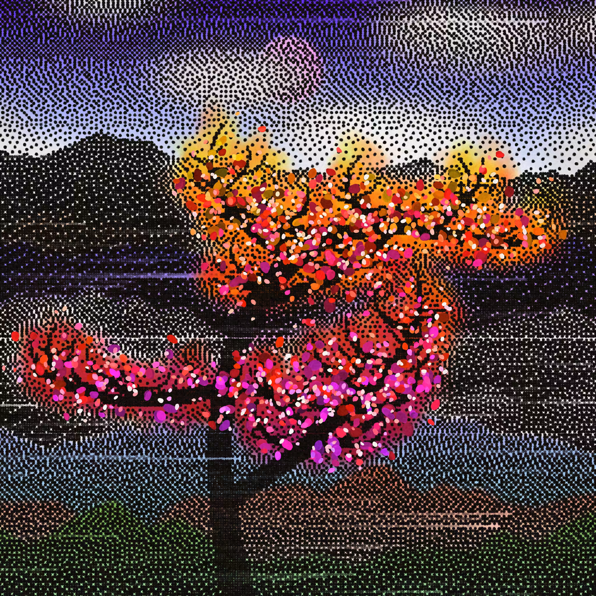 Dithered Branches #22