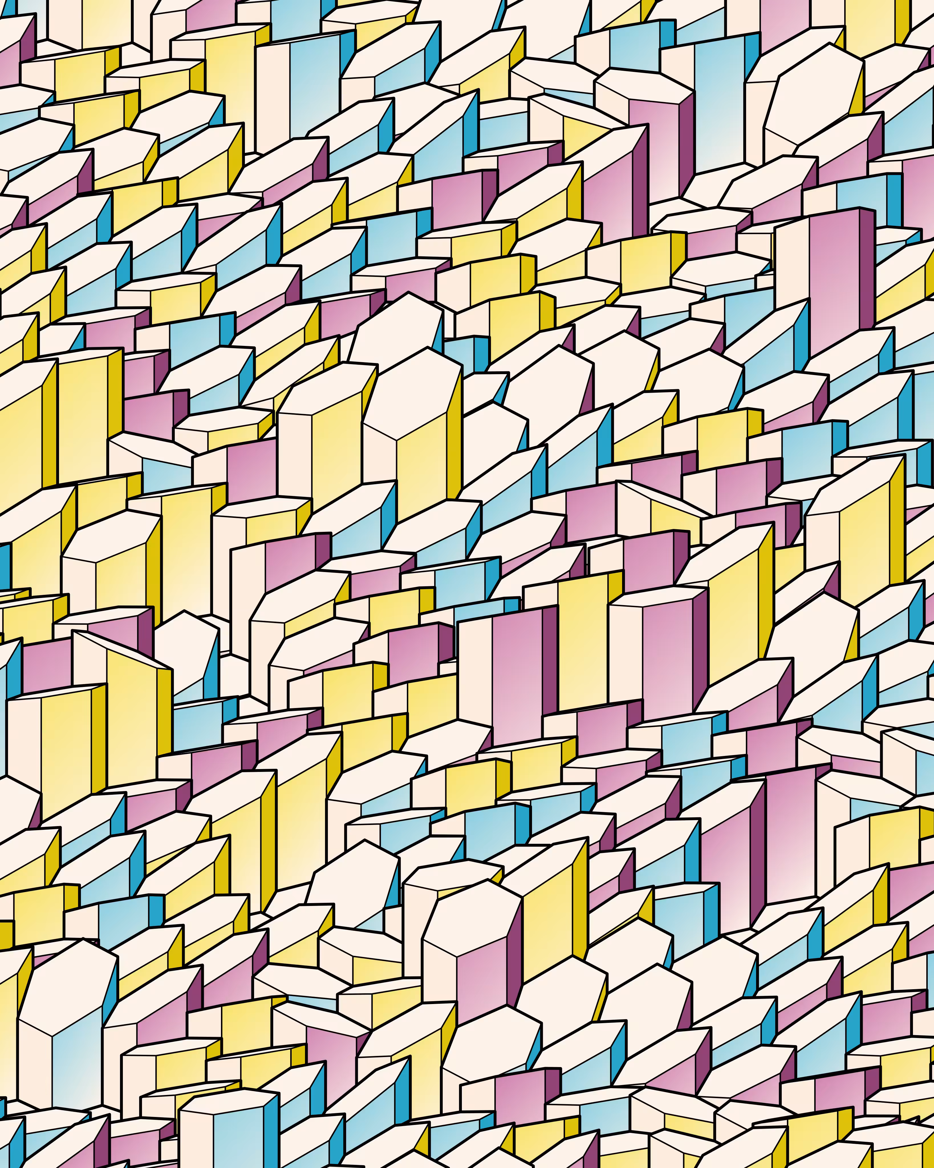 Hexagones Landscape #190