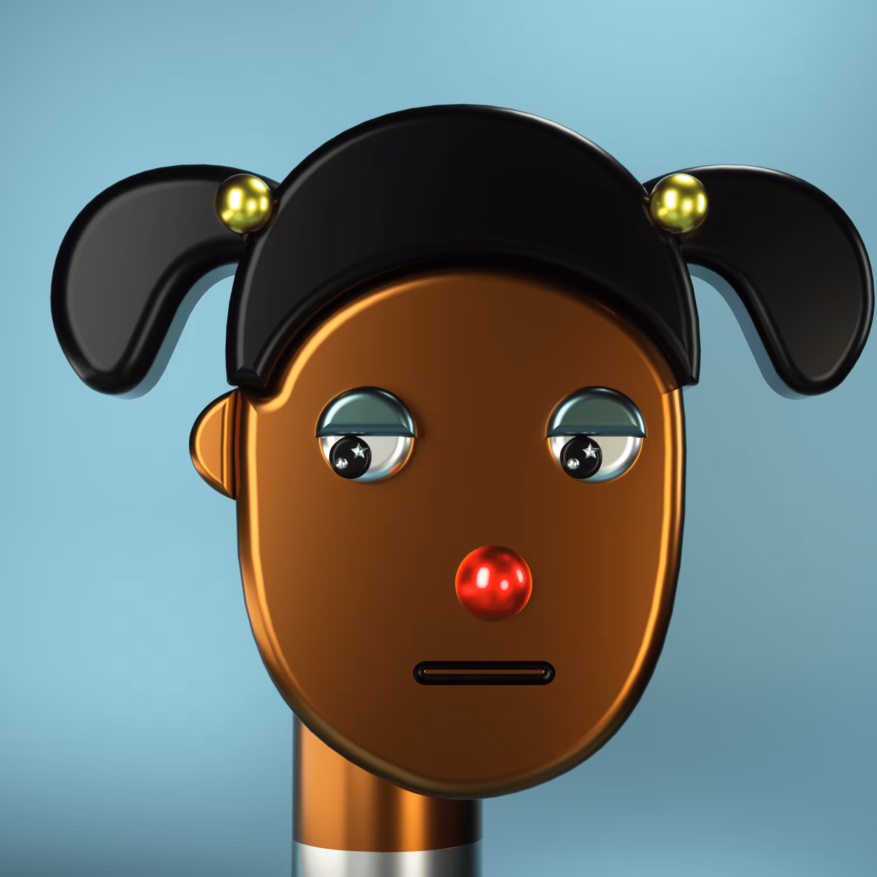 3D Chrome Punks: 3D Chrome Punk #0474