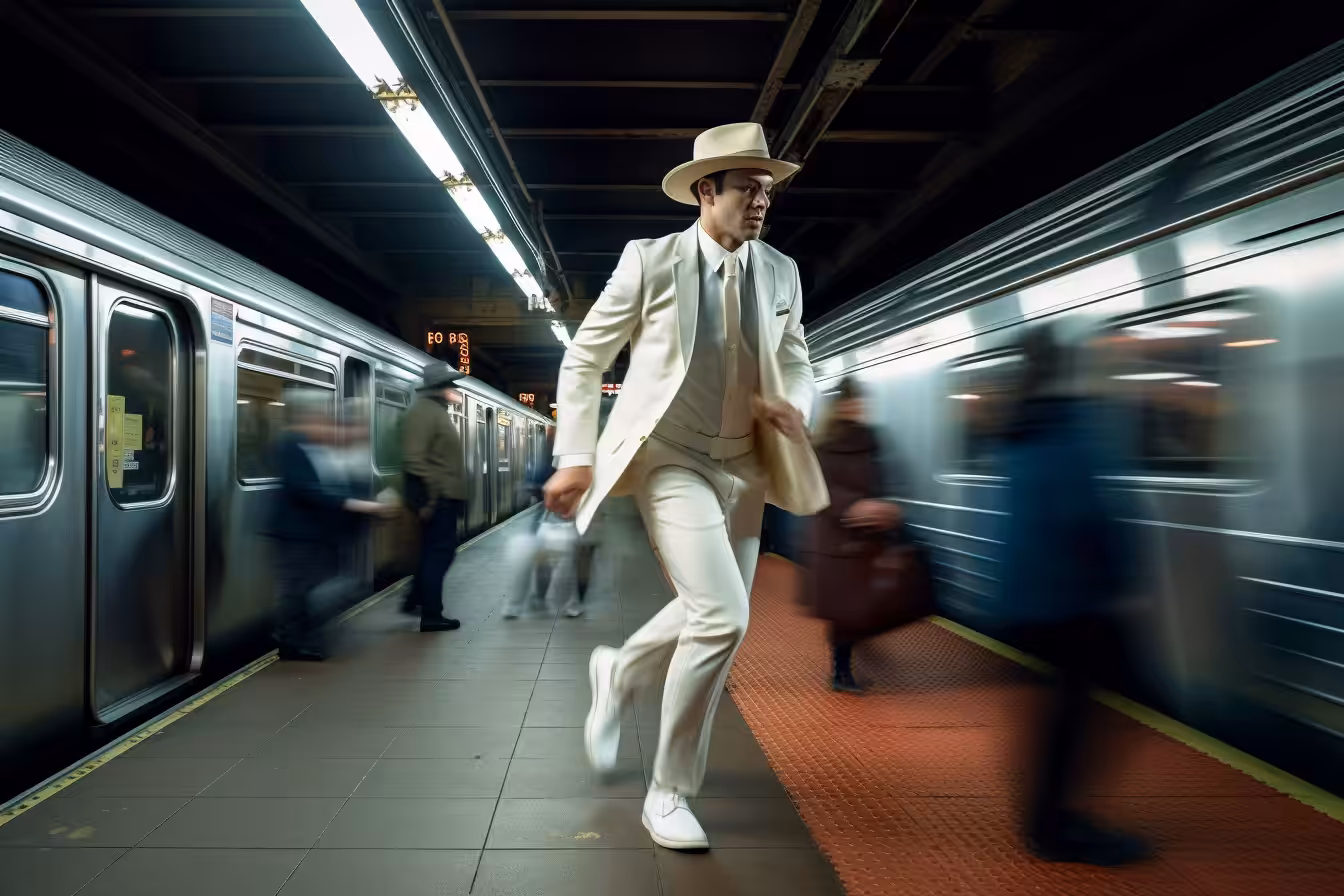 Man in White