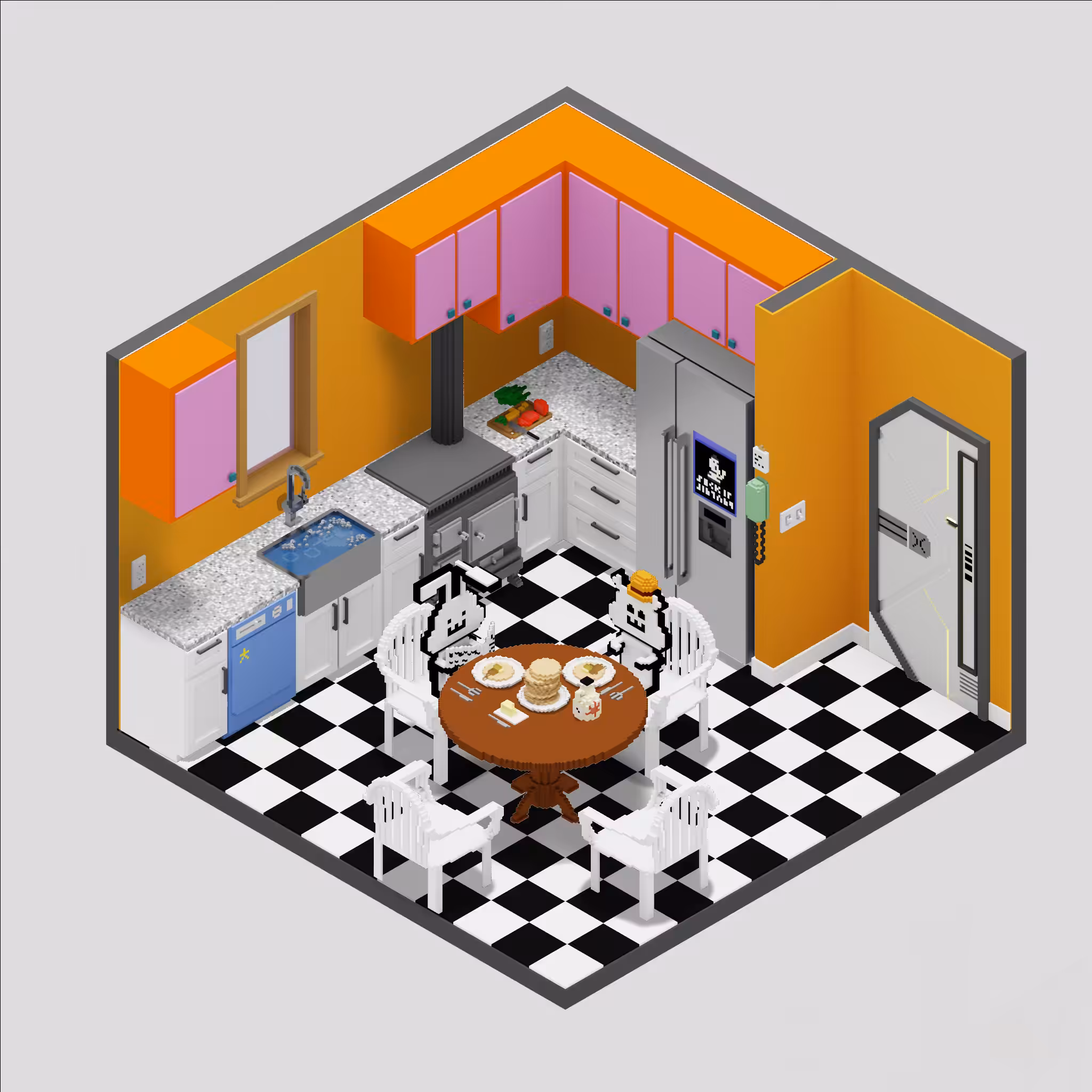 Many-Rooms Interpretation: Kitchen: Kitchen #12