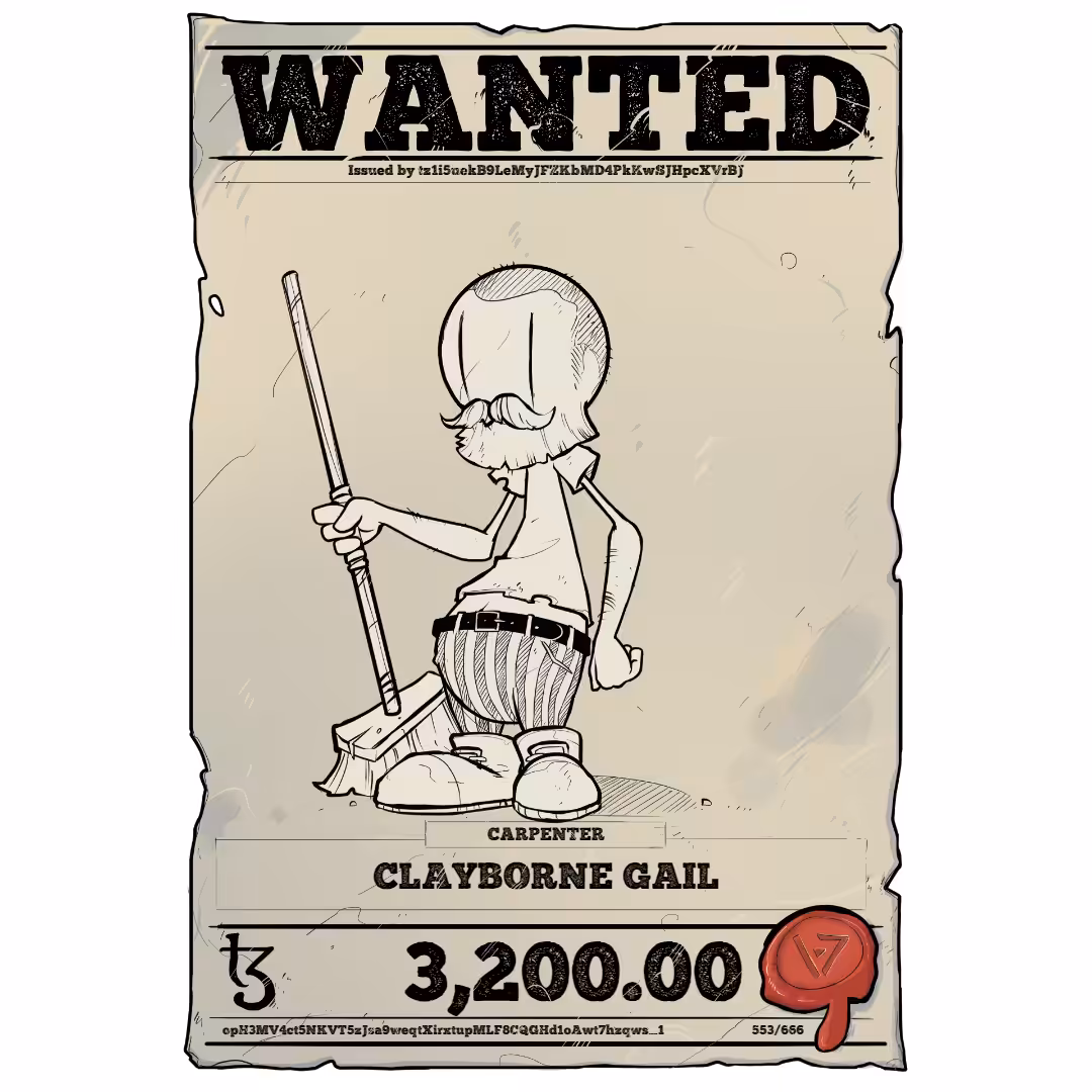 CLAYBORNE GAIL | TEZOS PIRATE 553/666