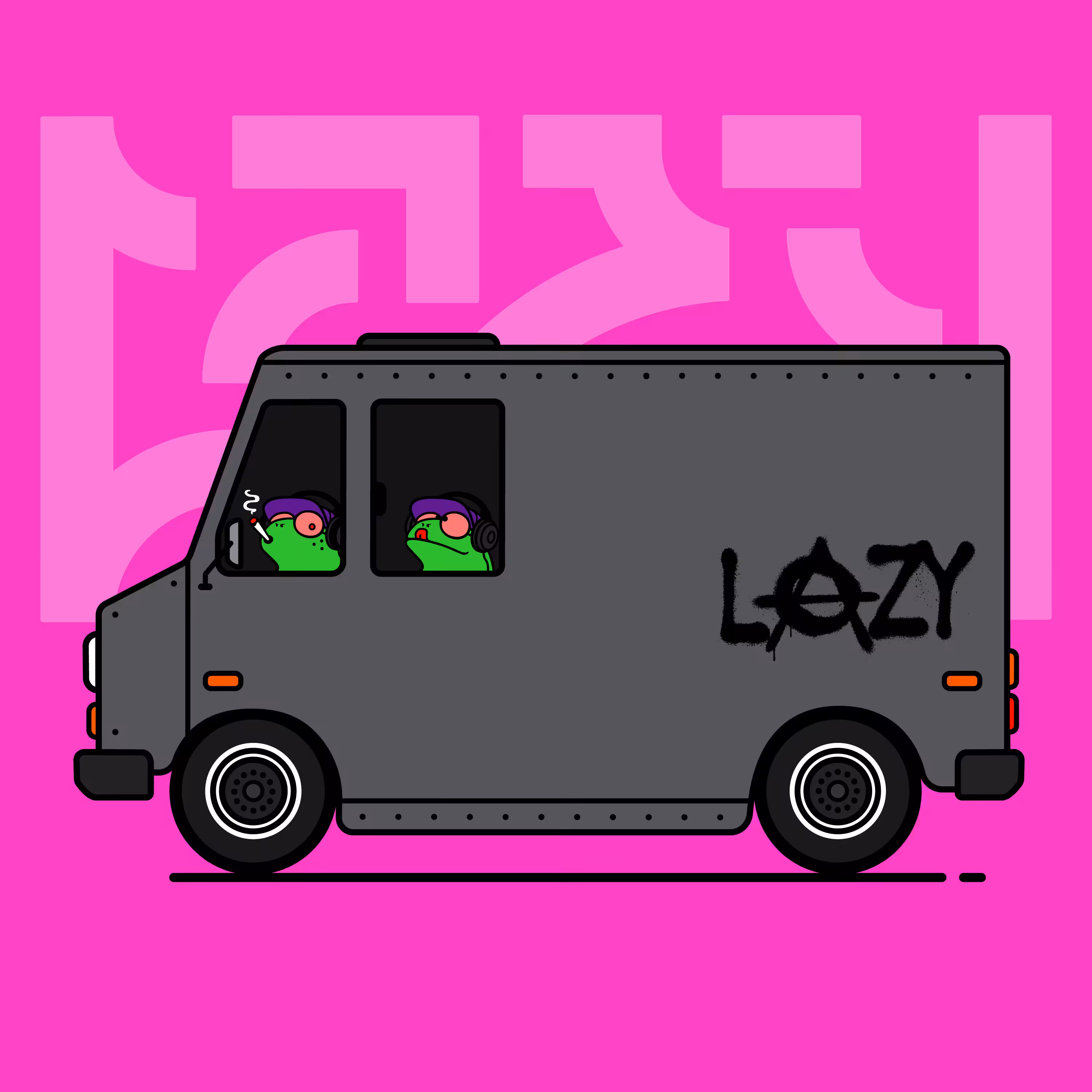 Lazy Frogs On The Road #117