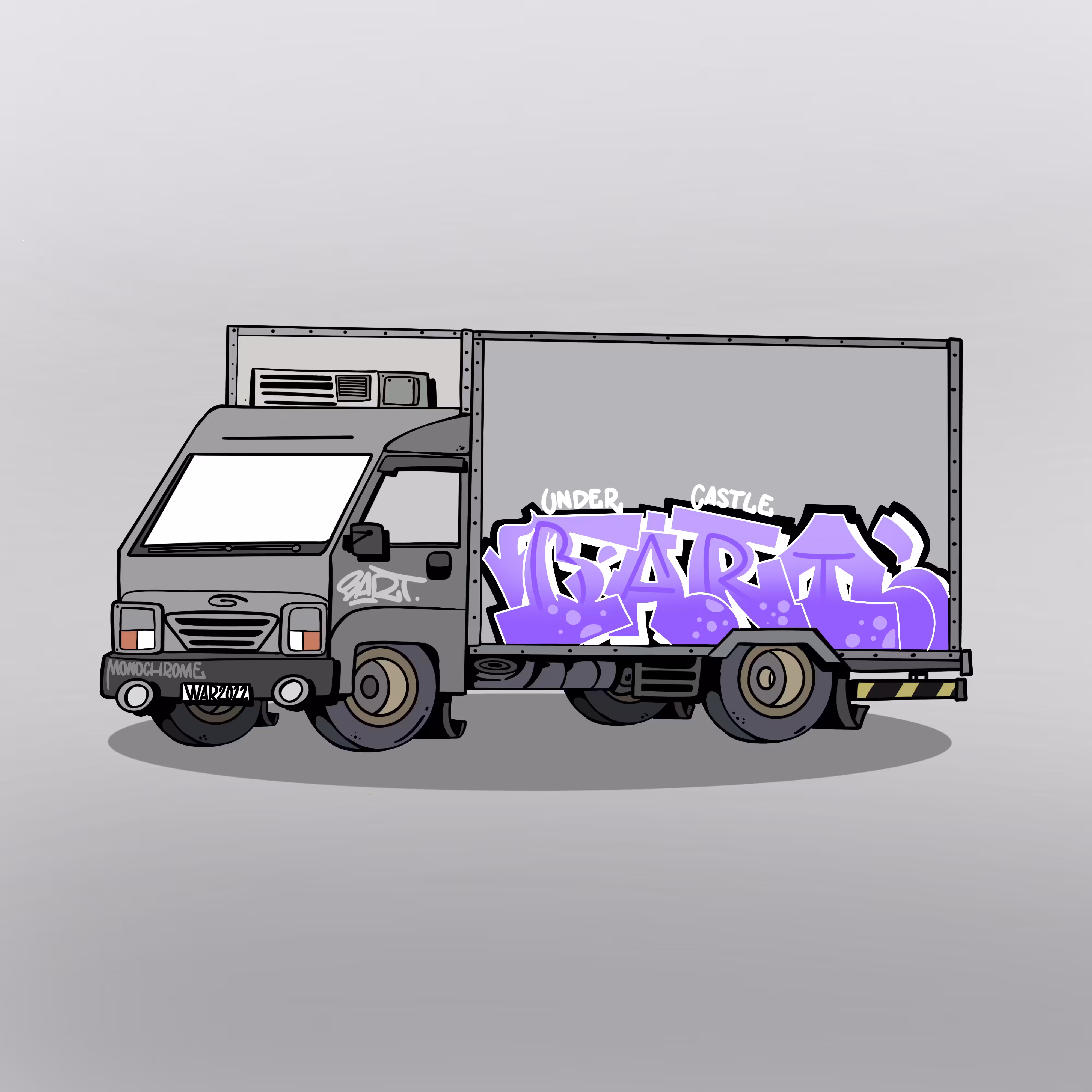 Monochrome van