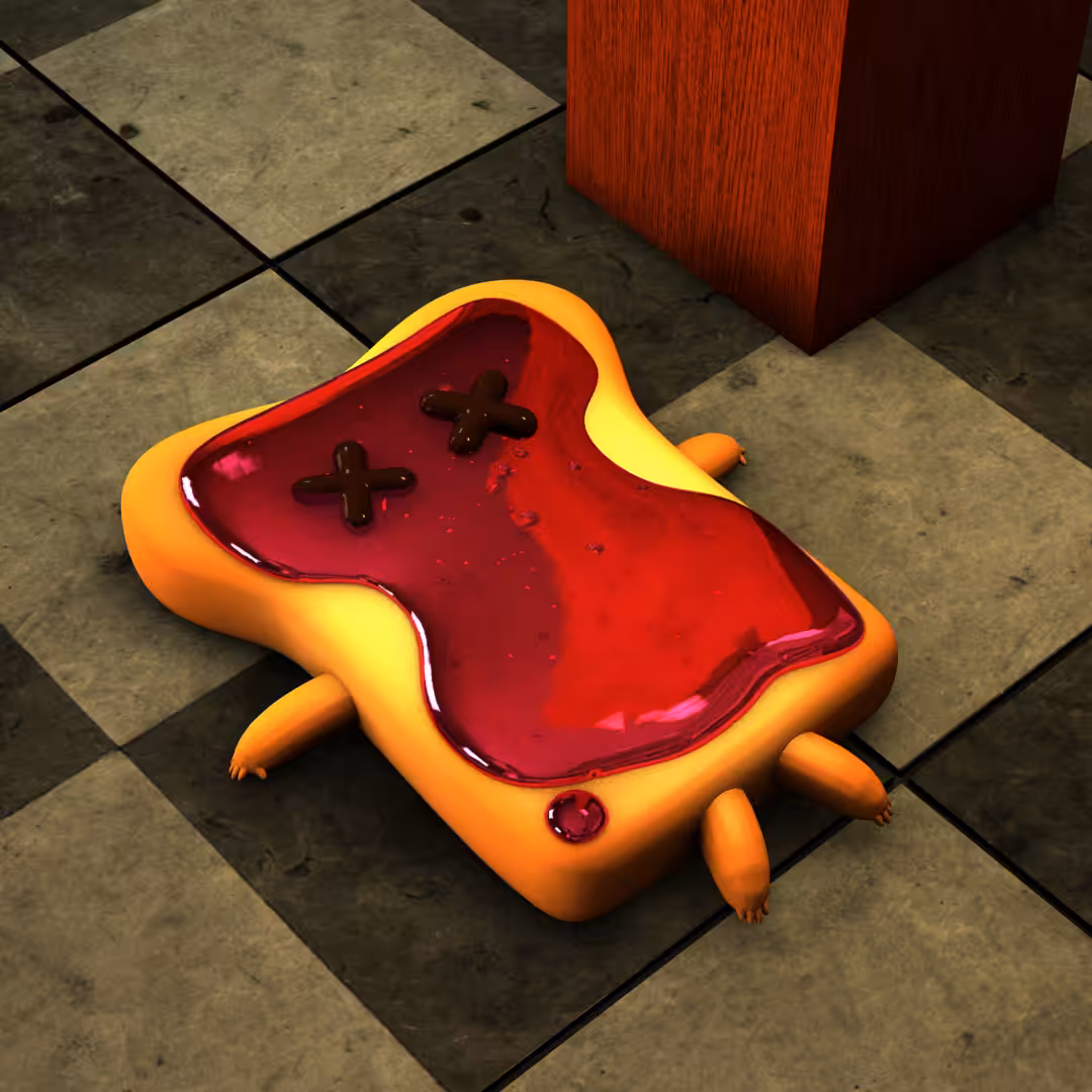Bread fallen.... up??!?