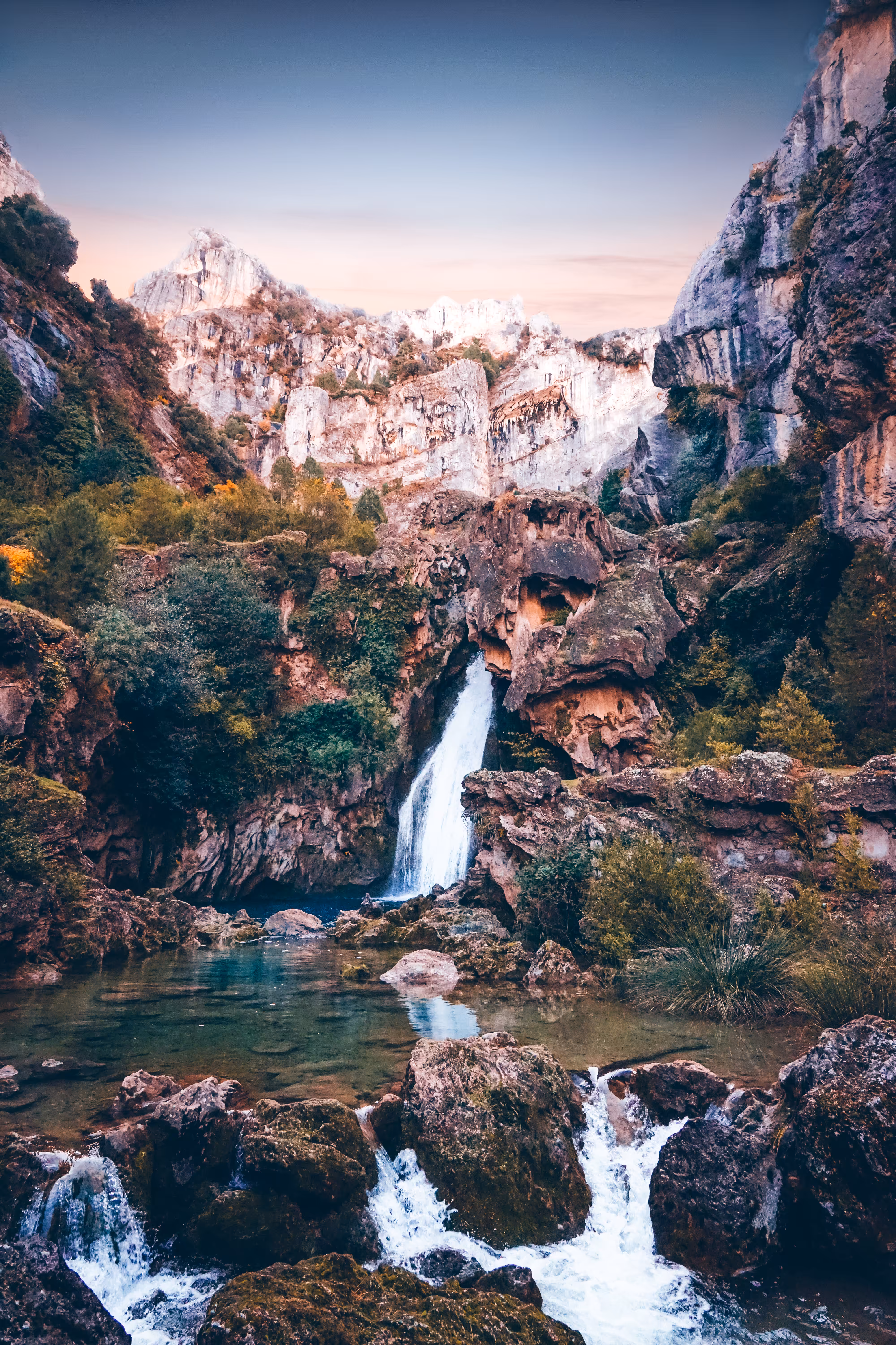 Skull waterfall