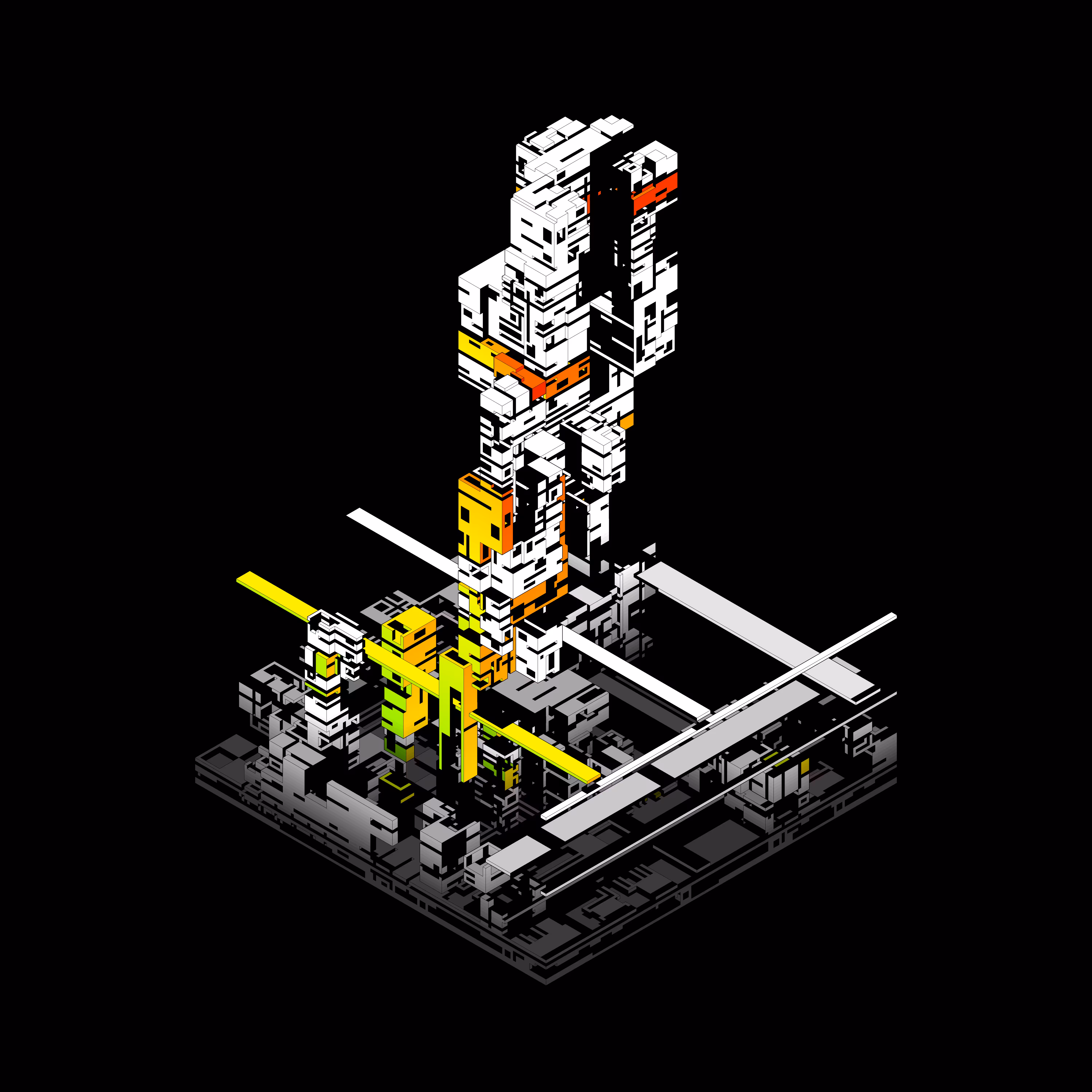 Tiny, stark tile #006
