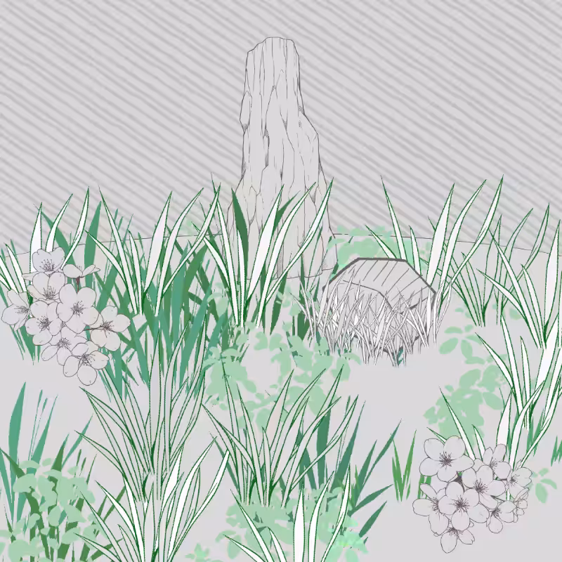 Wild Grass and Rubble #145