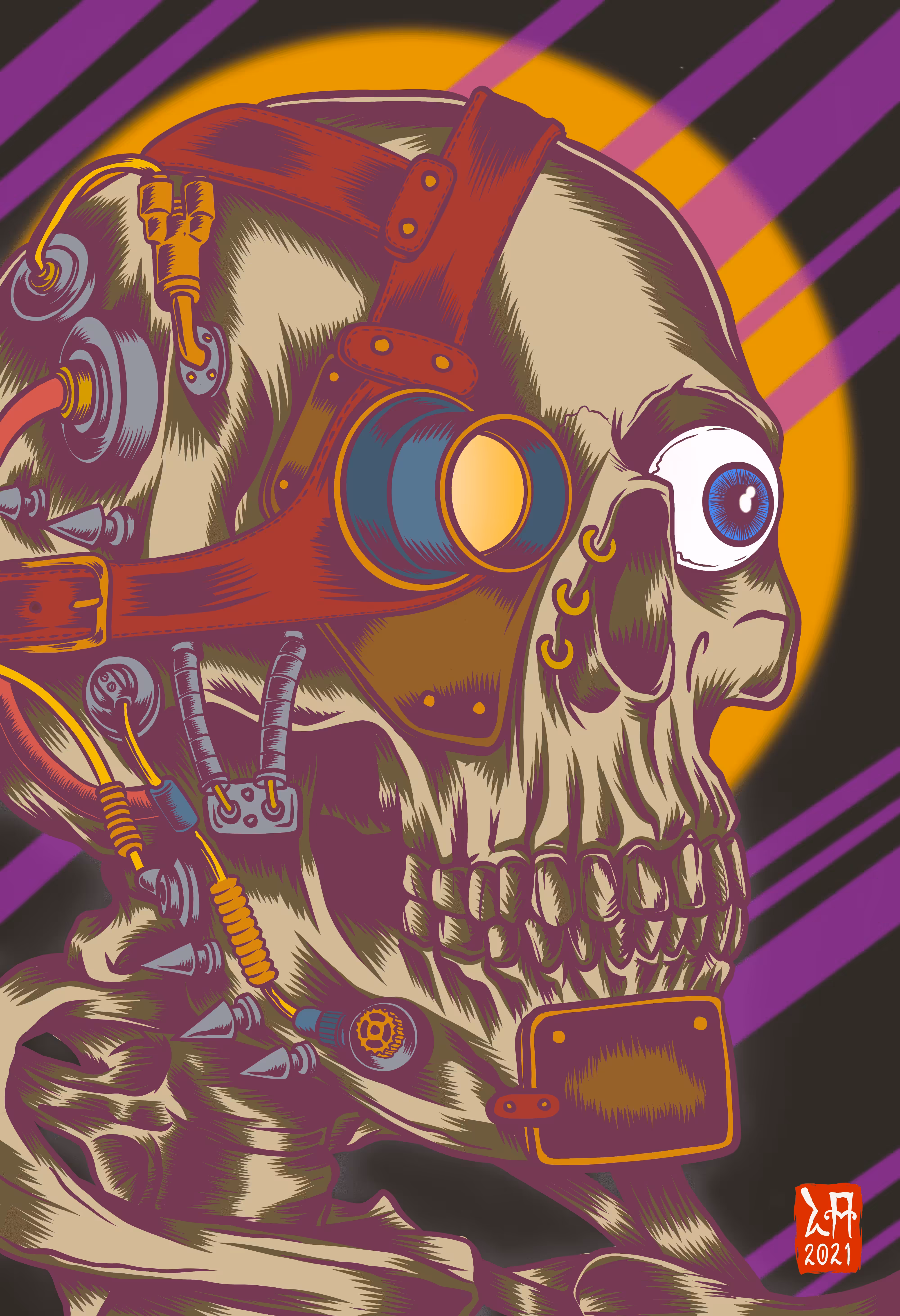 Heavy Metal Skull 2021 Luther