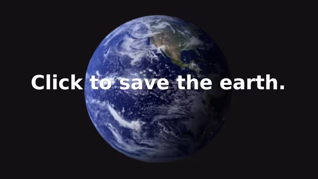 Save the earth