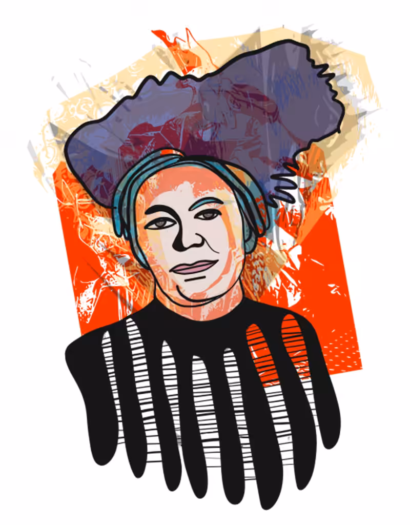 Clara Zetkin definitely had turquoise hair