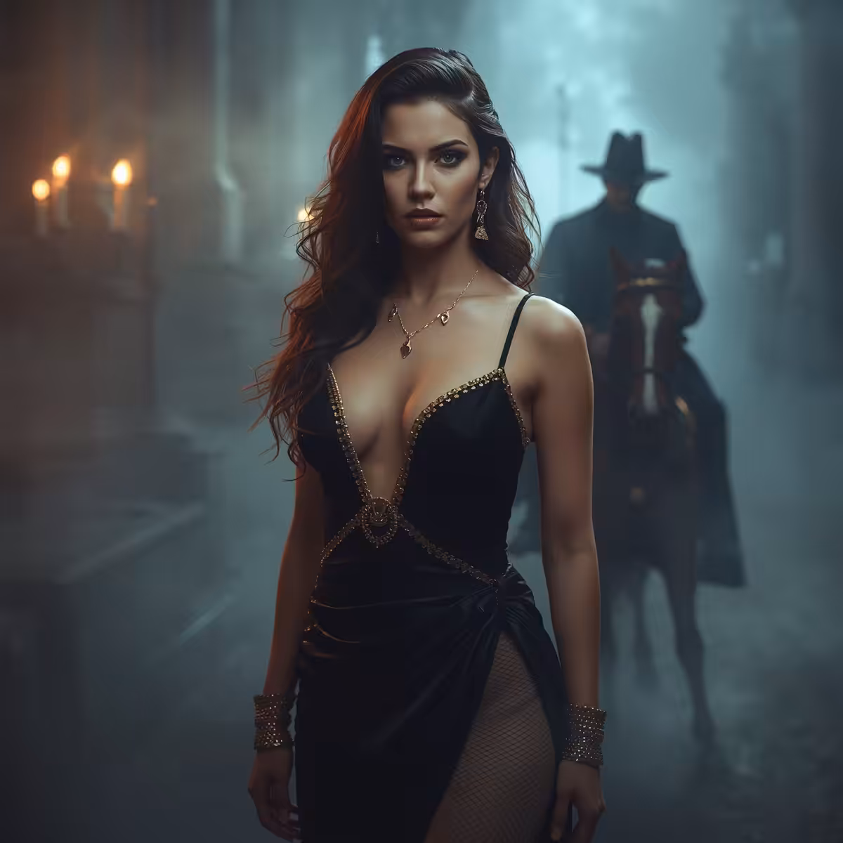 Mysterious woman
