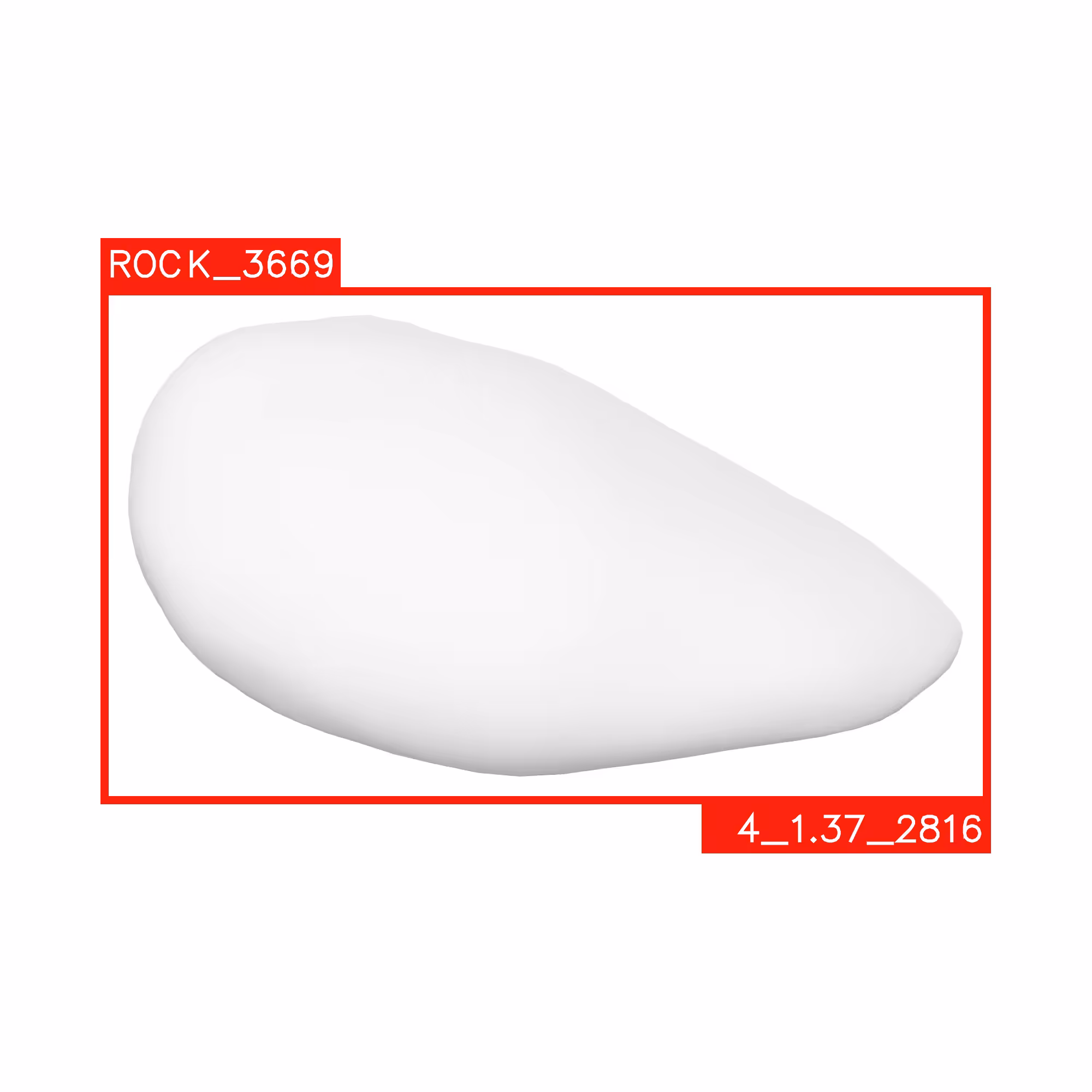 UNSHADED ROCKS: ROCK 3669