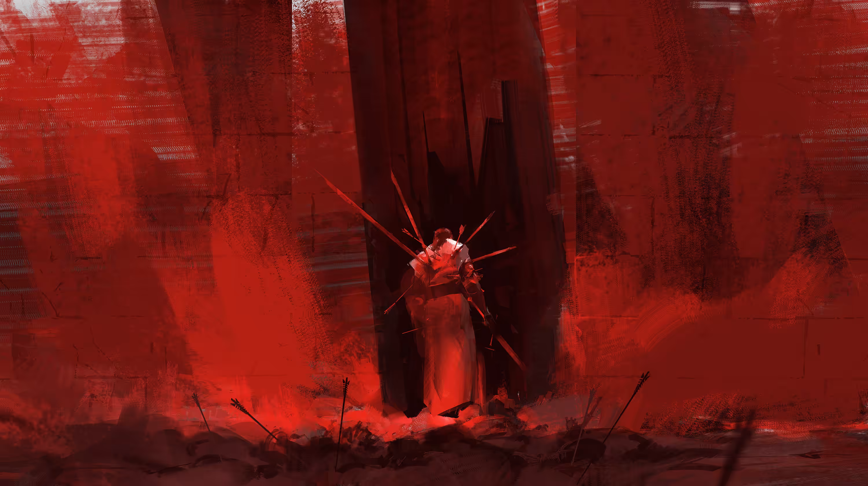 In times of peace, the warlike man attacks himself