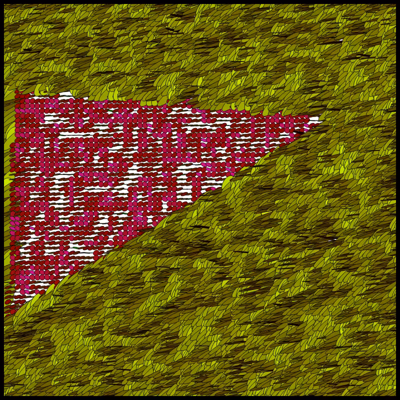 Flow Field Circles Triangle #21
