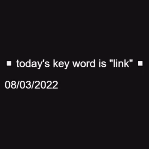 ◻️ today's key word ...
