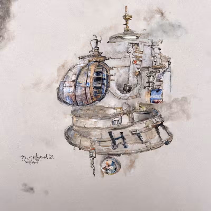 Utopian Space Castles #62