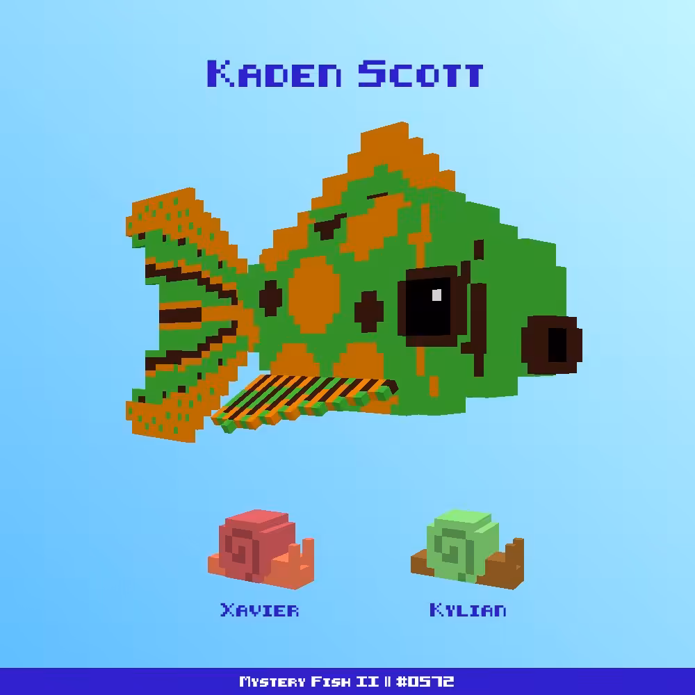 Kaden Scott :: Mystery Fish 0572/1000 
