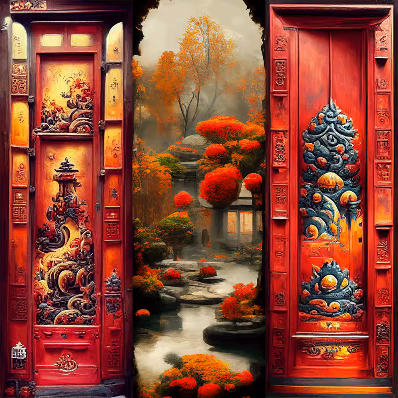 AI Chinese Garden #14