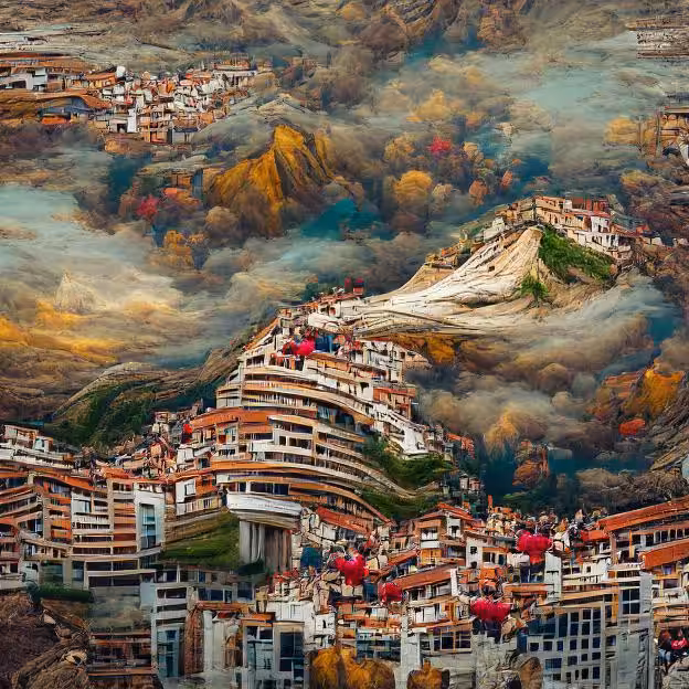 the city